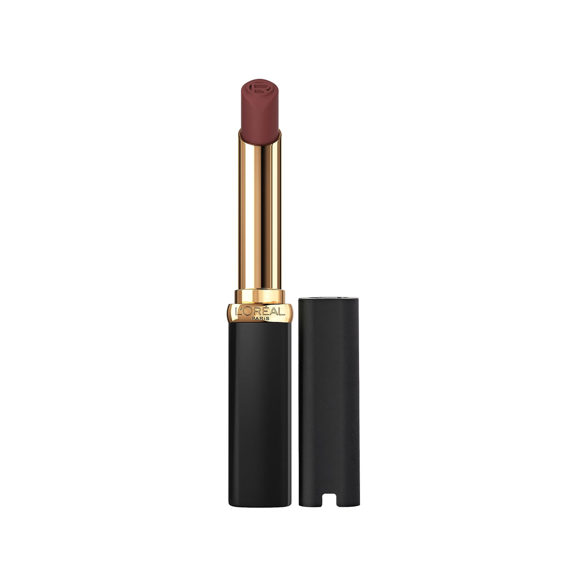 L'Oreal Paris Colour Riche Intense Volume Matte Lipstick, Lip Color Infused with Hyaluronic Acid for up to 16hr All Day Comfort, Le Wood Nonchalant, 0.06 Oz