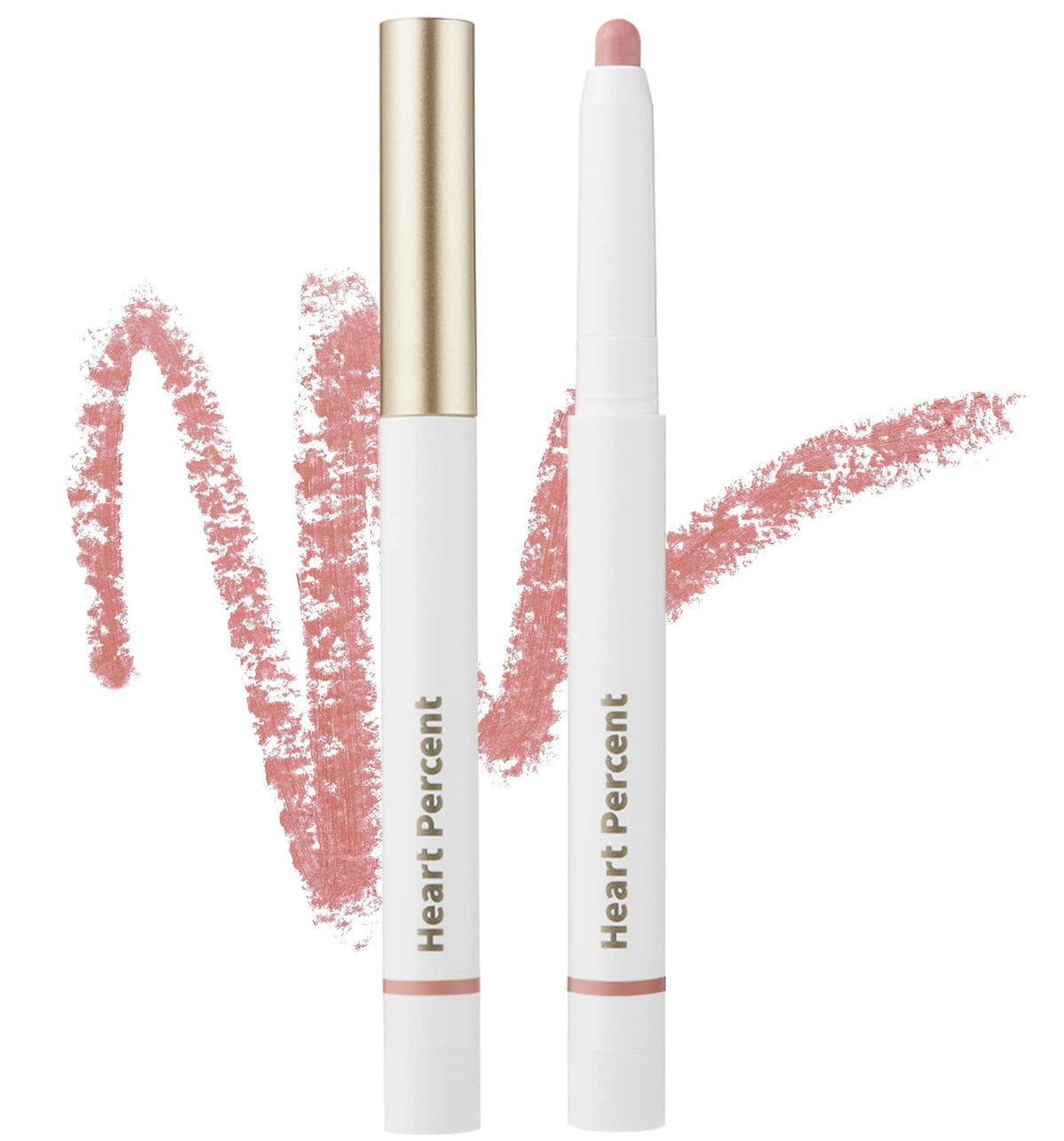 Heart Percent Dote On Mood Lip Liner Pencil, Long-Lasting Creamy Lip Crayon Smooth Lipliner Retractable Lipstick Overlip Line Color 0.8g, #20. Salmon Beige