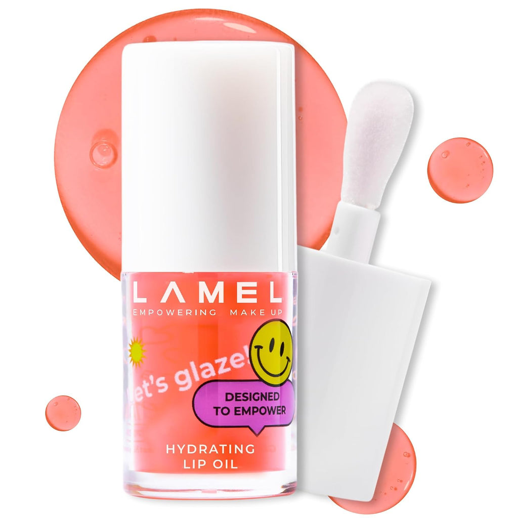 Lamel Hydrating Lip Oil LET`S GLAZE – Strawberry Jam, 0.13 fl.oz