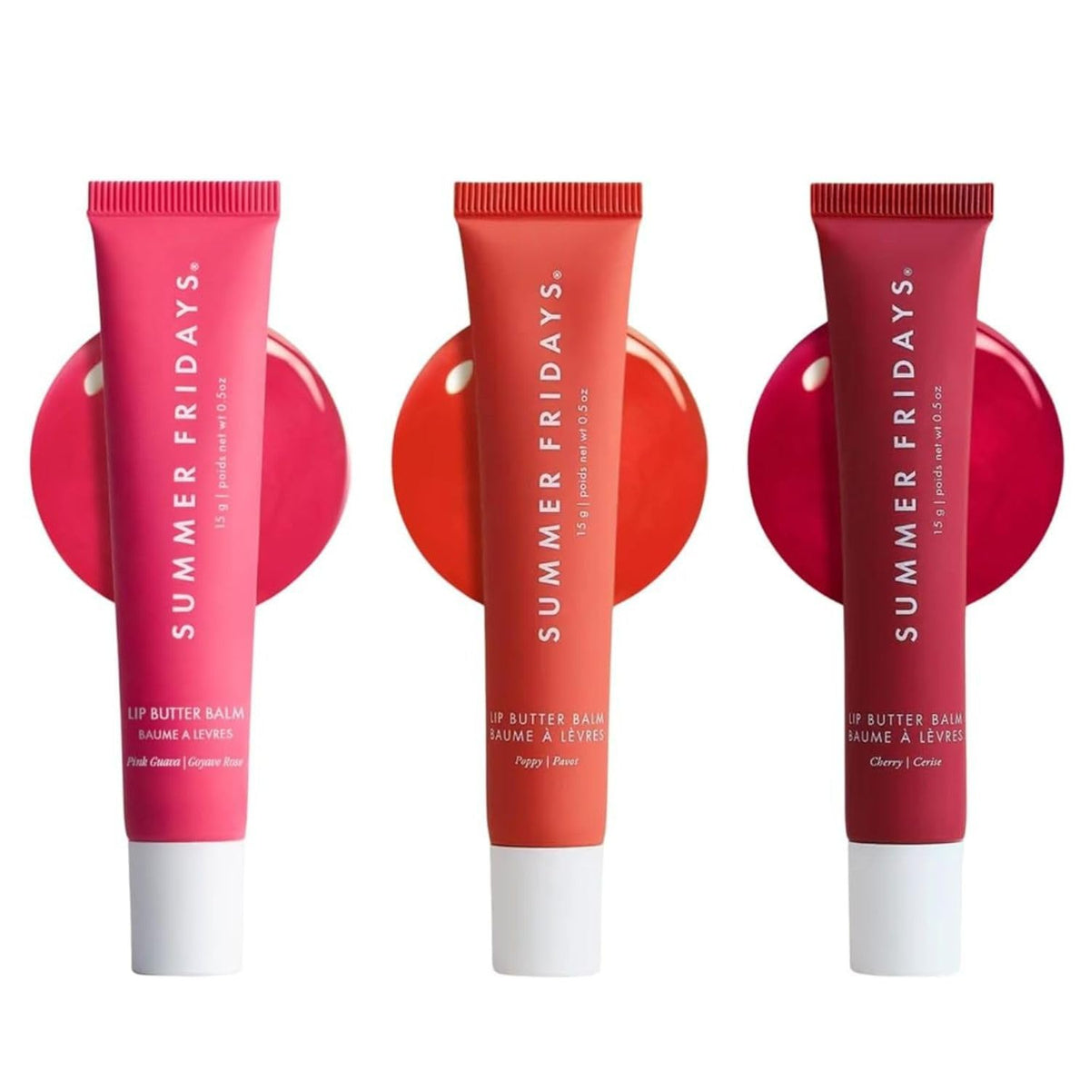 Summer Fridays Lip Butter Balm - Conditioning Lip Mask and Lip Balm for Instant Moisture, Shine and Hydration - Sheer-Tinted, Soothing Lip Care - Vanilla (.5 Oz)