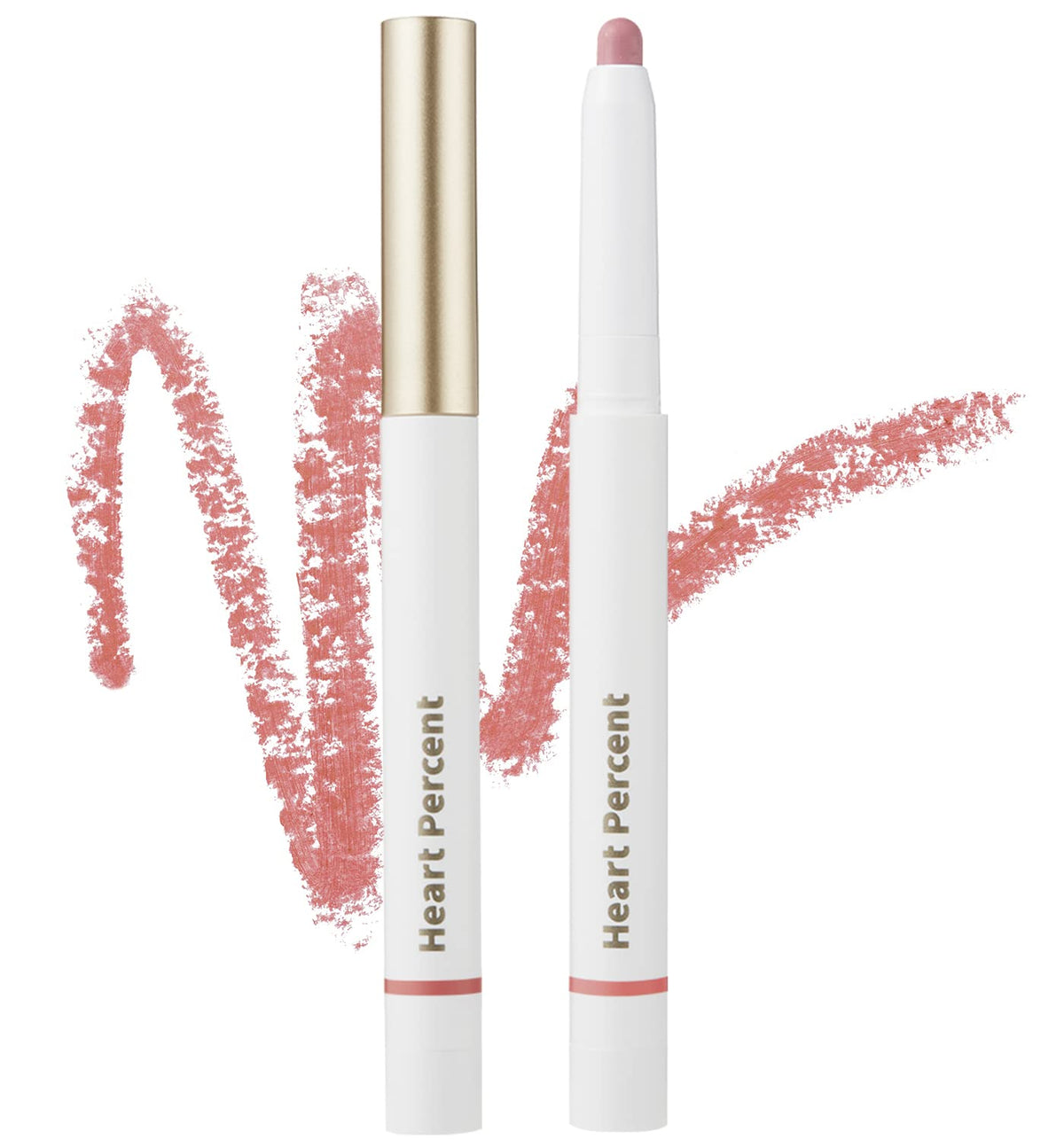 Heart Percent Dote On Mood Lip Liner Pencil, Long-Lasting Creamy Lip Crayon Smooth Lipliner Retractable Lipstick Overlip Line Color 0.8g, #20. Salmon Beige
