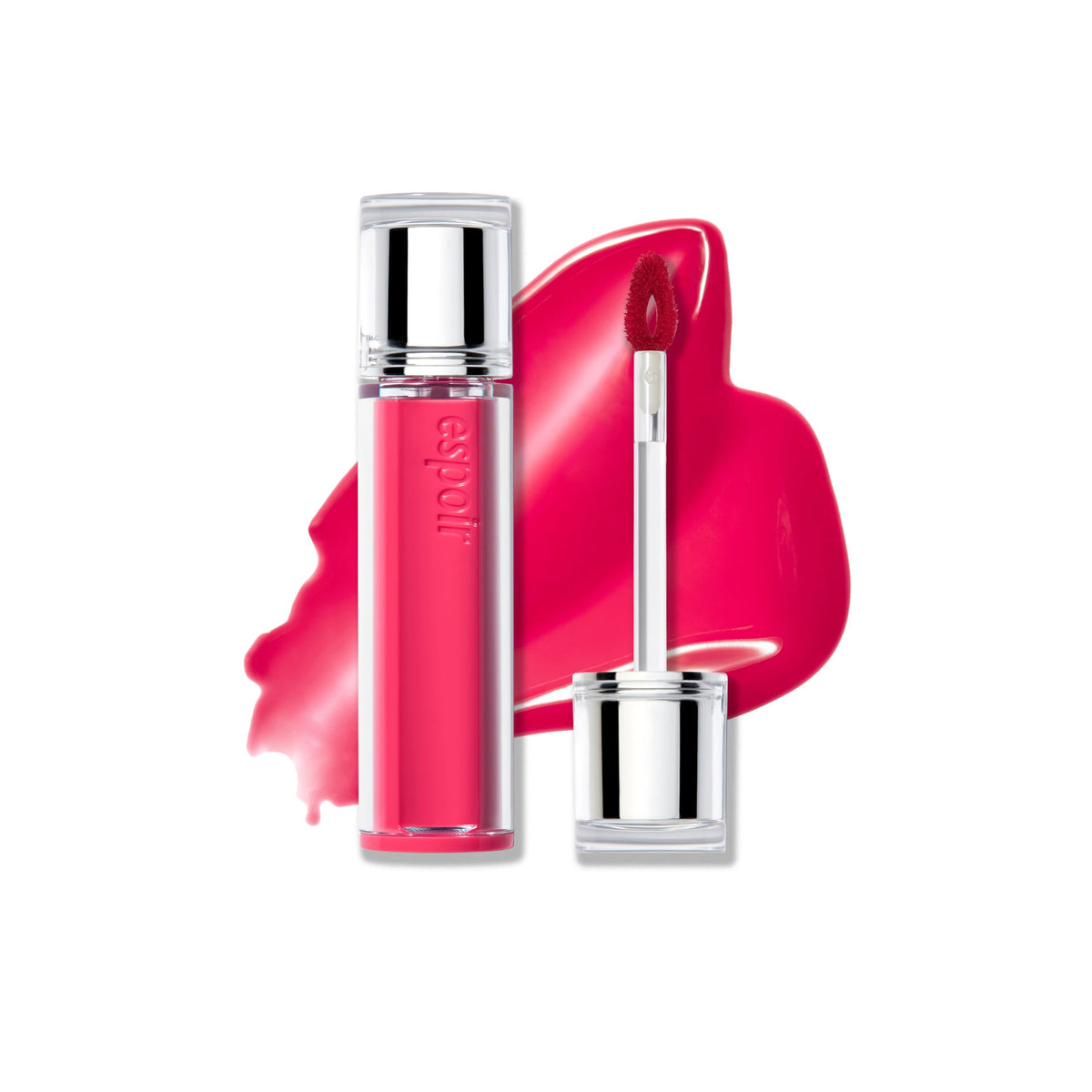 Espoir Couture Lip Tint Glaze #17 Ginger Peach | Volumizing Lip Stain with Juicy Texture, Long-Lasting & Vibrant Colors, Moisturizing & Hydrating, Glossy Formula, Vegan, Korean Makeup, 0.14 oz