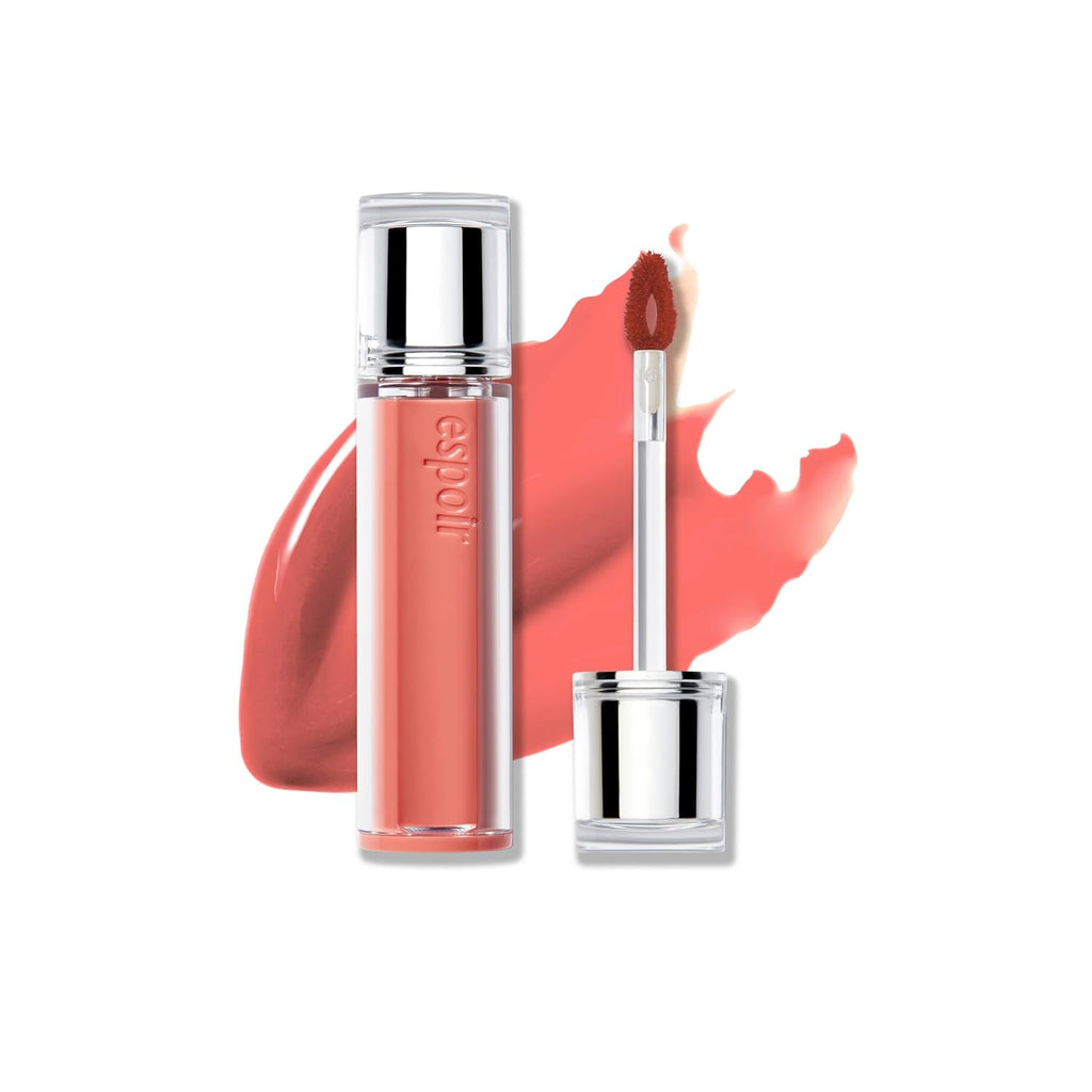 Espoir Couture Lip Tint Glaze #9 Pinky Lowkey | Volumizing Lip Stain with Juicy Texture, Long-Lasting & Vibrant Colors, Moisturizing & Hydrating, Glossy Formula, Vegan, Korean Makeup, 0.14 oz