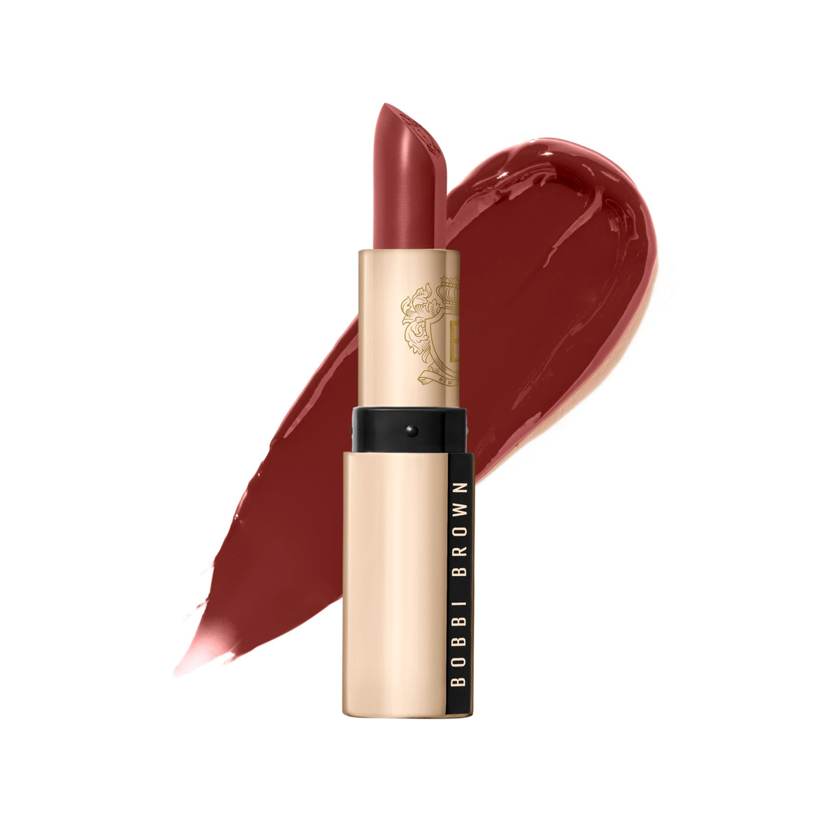 Bobbi Brown Luxe Lipstick | Bold, Skincare-Infused Lipstick for Rich Satin Finish | Chamomile Oil & Jasmine Flower Wax