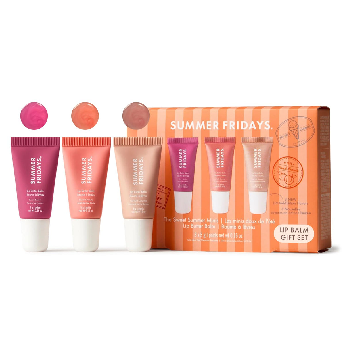 Summer Fridays Lip Butter Balm - Conditioning Lip Mask and Lip Balm for Instant Moisture, Shine and Hydration - Sheer-Tinted, Soothing Lip Care - Vanilla (.5 Oz)
