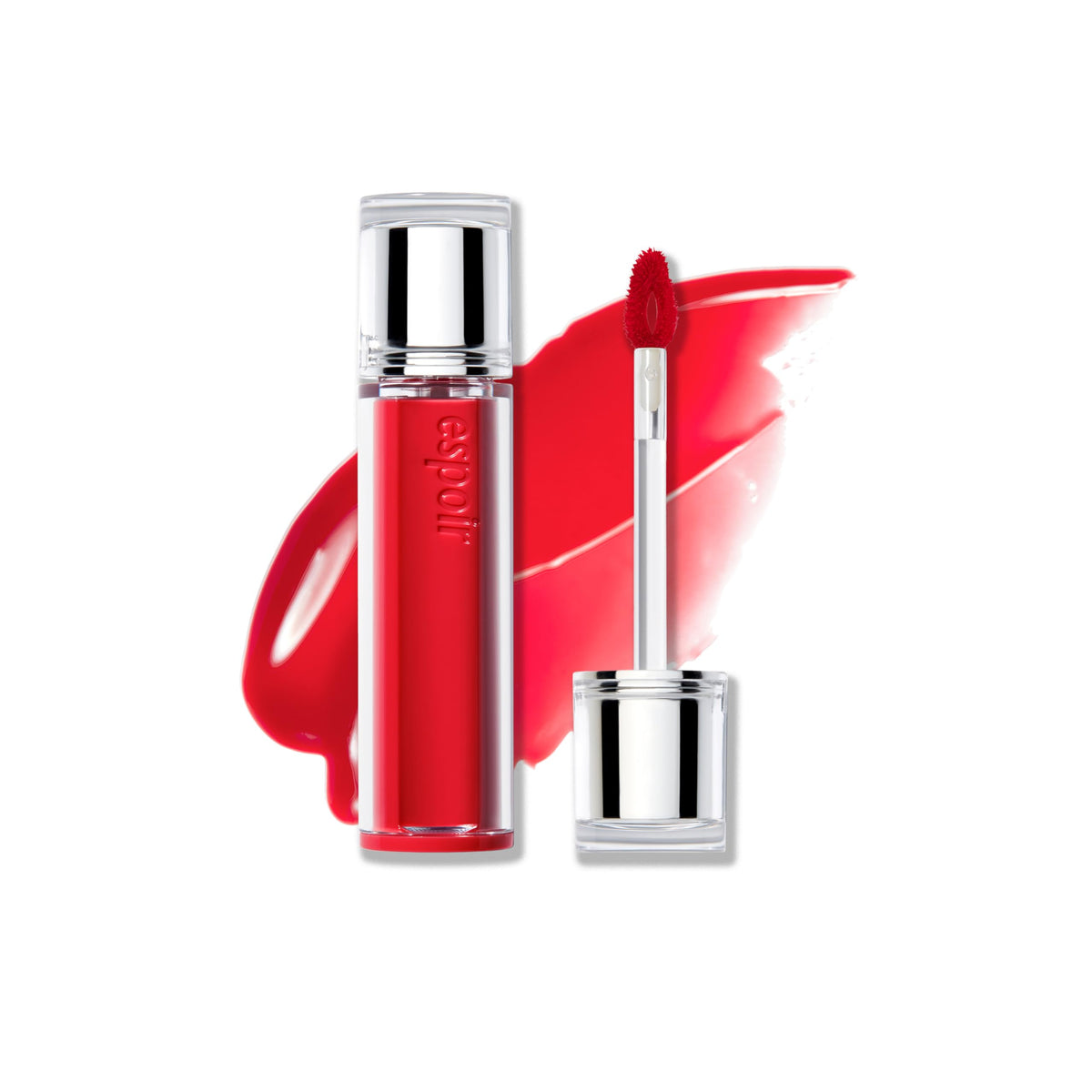 Espoir Couture Lip Tint Glaze #17 Ginger Peach | Volumizing Lip Stain with Juicy Texture, Long-Lasting & Vibrant Colors, Moisturizing & Hydrating, Glossy Formula, Vegan, Korean Makeup, 0.14 oz