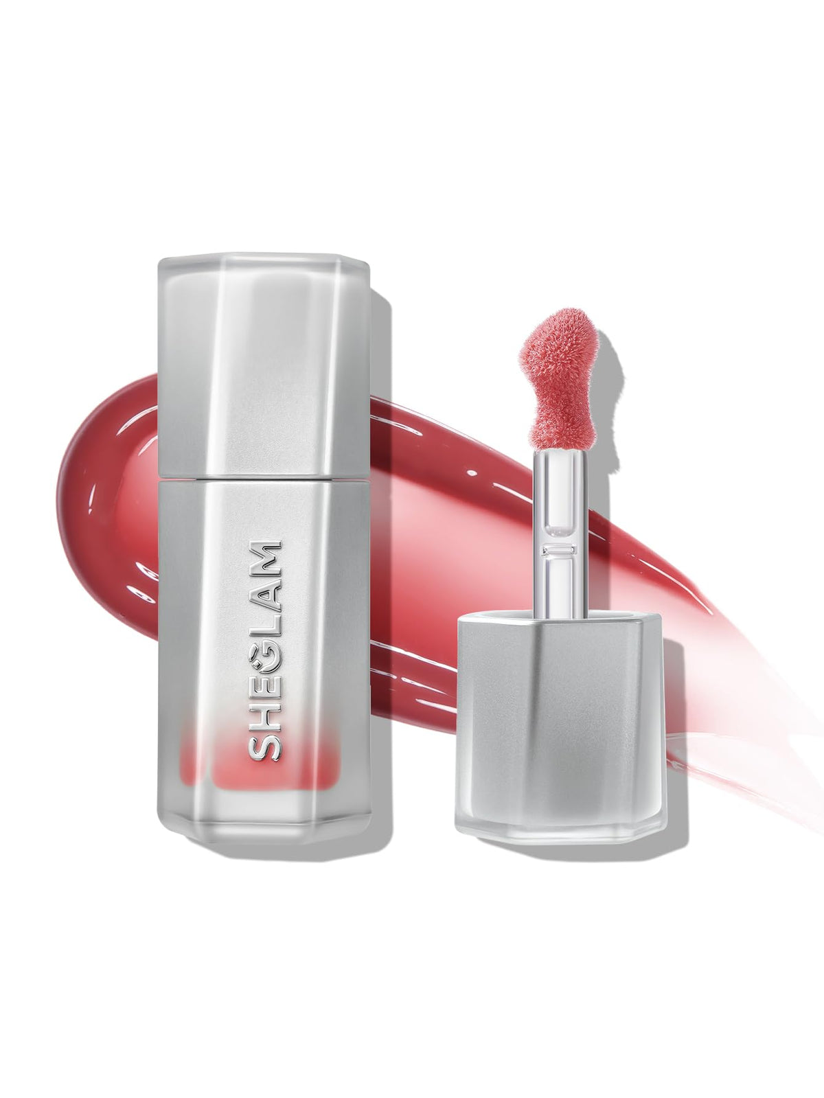 SHEGLAM Glass Lock Air Gloss High Shine Finish Moisturizing Lip Gloss-Sweet Drizzle
