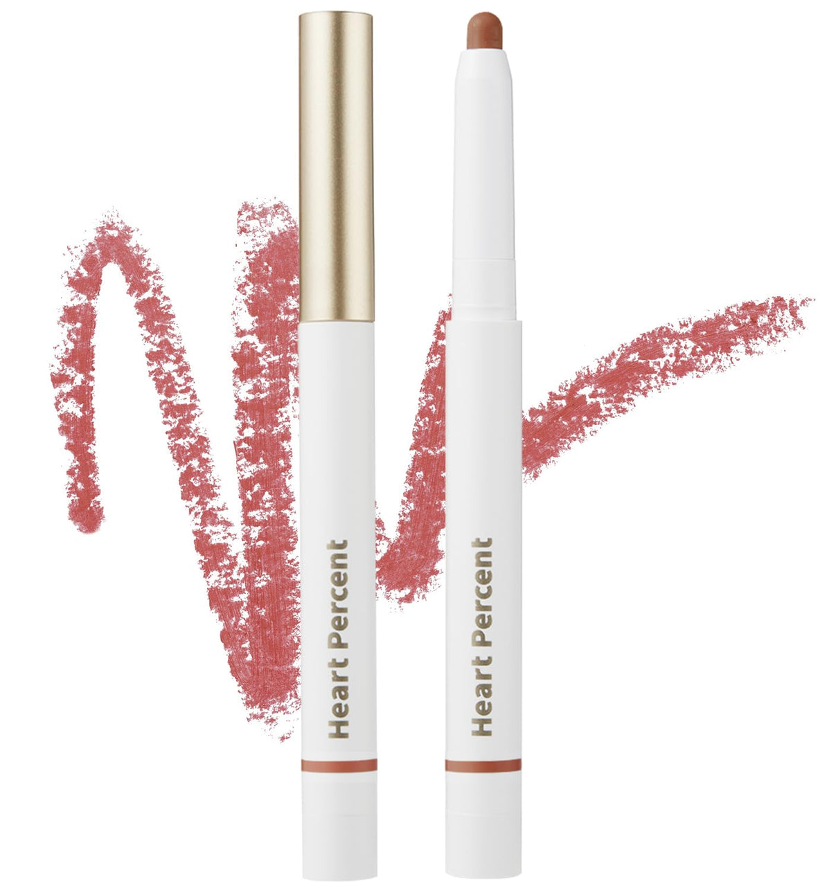 Heart Percent Dote On Mood Lip Liner Pencil, Long-Lasting Creamy Lip Crayon Smooth Lipliner Retractable Lipstick Overlip Line Color 0.8g, #20. Salmon Beige