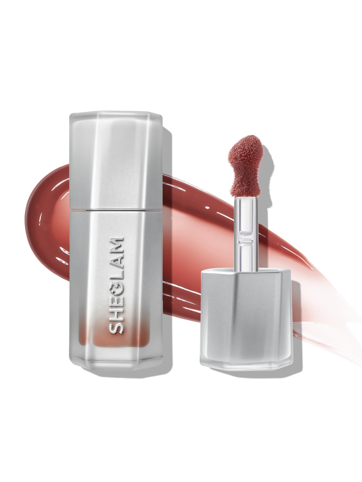 SHEGLAM Glass Lock Air Gloss High Shine Finish Moisturizing Lip Gloss-Sweet Drizzle