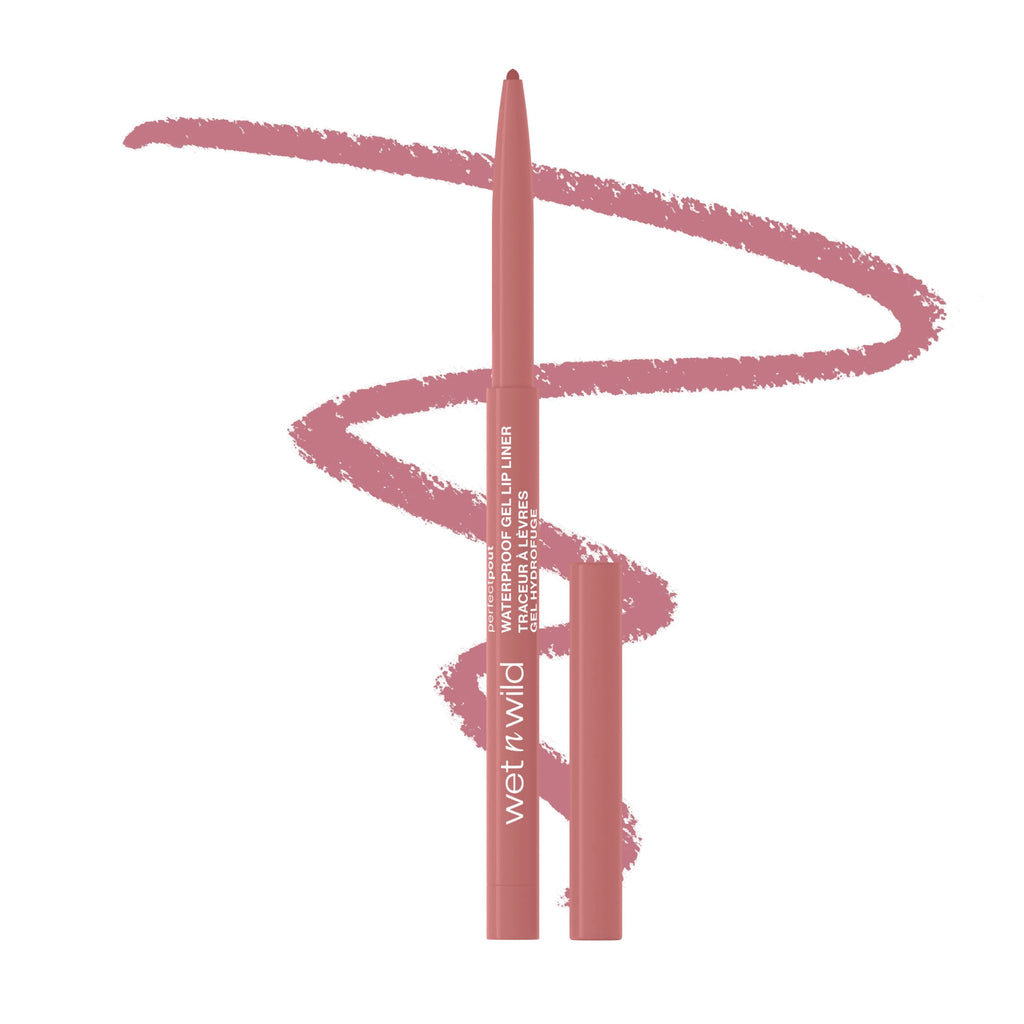 wet n wild Perfect Pout Matte Retractable Gel Lip Liner Pencil, Rich Creamy Long Lasting Color, Well-Defined and Flawless Application, Vegan & Cruelty-Free - Purple Lay Down the Mauves