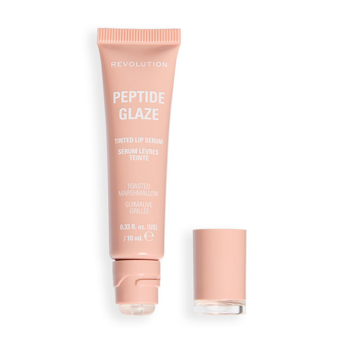 Revolution Peptide Glaze Tinted Lip Serum, Cinnamon Roll