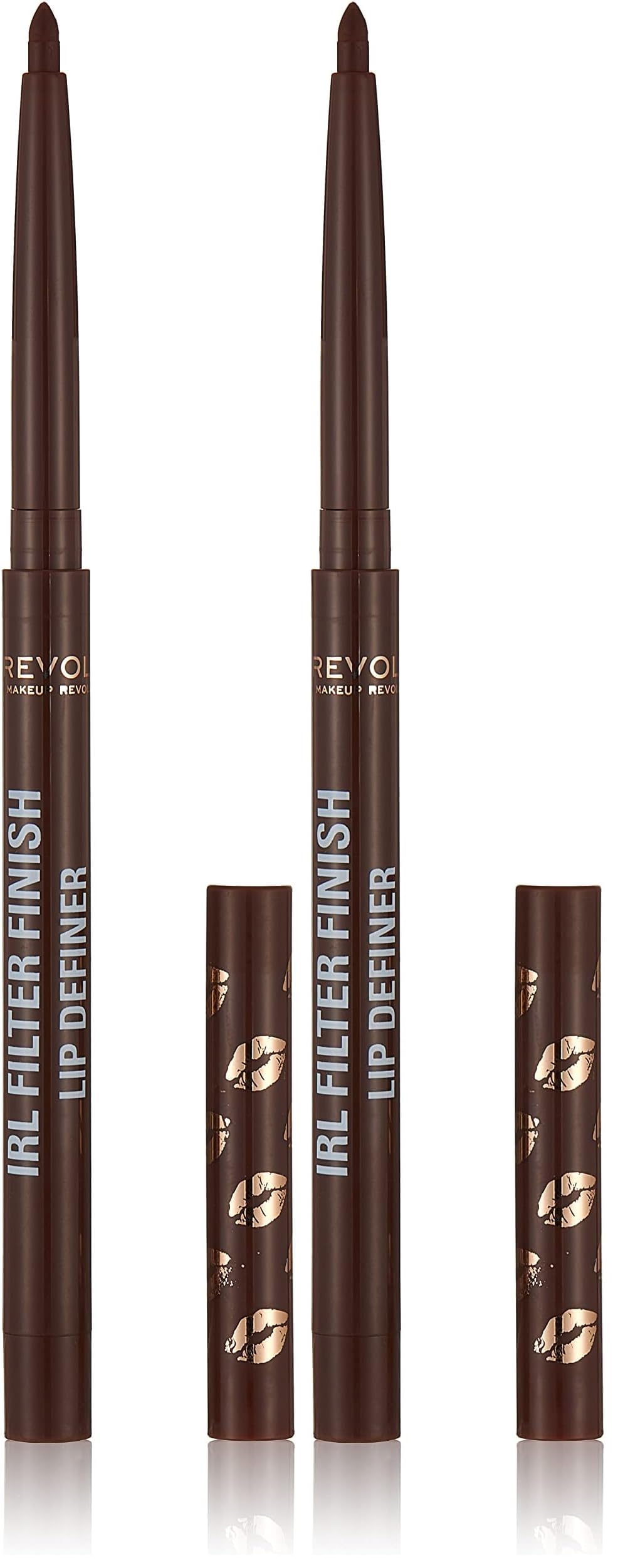 Revolution Beauty London, IRL Filter Finish Lip Definer, Americano Brown