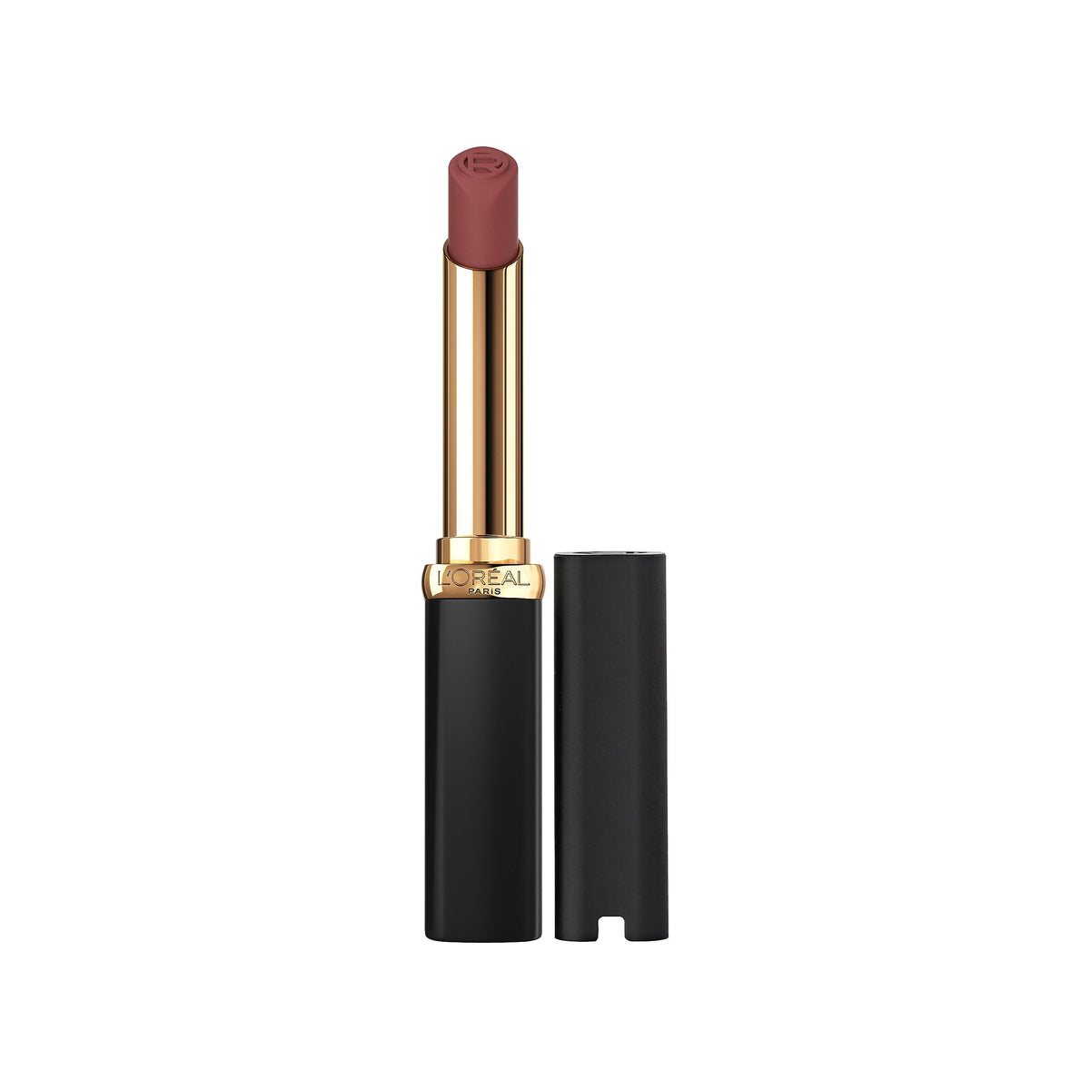 L'Oreal Paris Colour Riche Intense Volume Matte Lipstick, Lip Color Infused with Hyaluronic Acid for up to 16hr All Day Comfort, Le Wood Nonchalant, 0.06 Oz