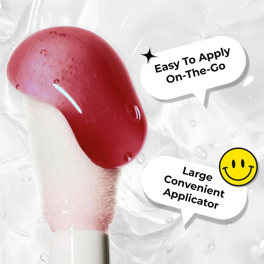 Lamel Hydrating Lip Oil LET`S GLAZE – Chocolate Cookies, 0.13 fl.oz