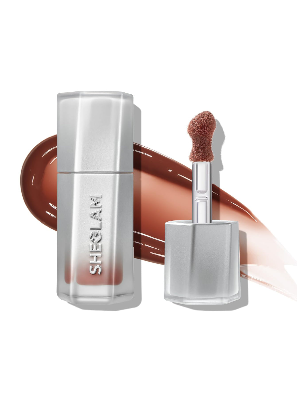 SHEGLAM Glass Lock Air Gloss High Shine Finish Moisturizing Lip Gloss-Sweet Drizzle
