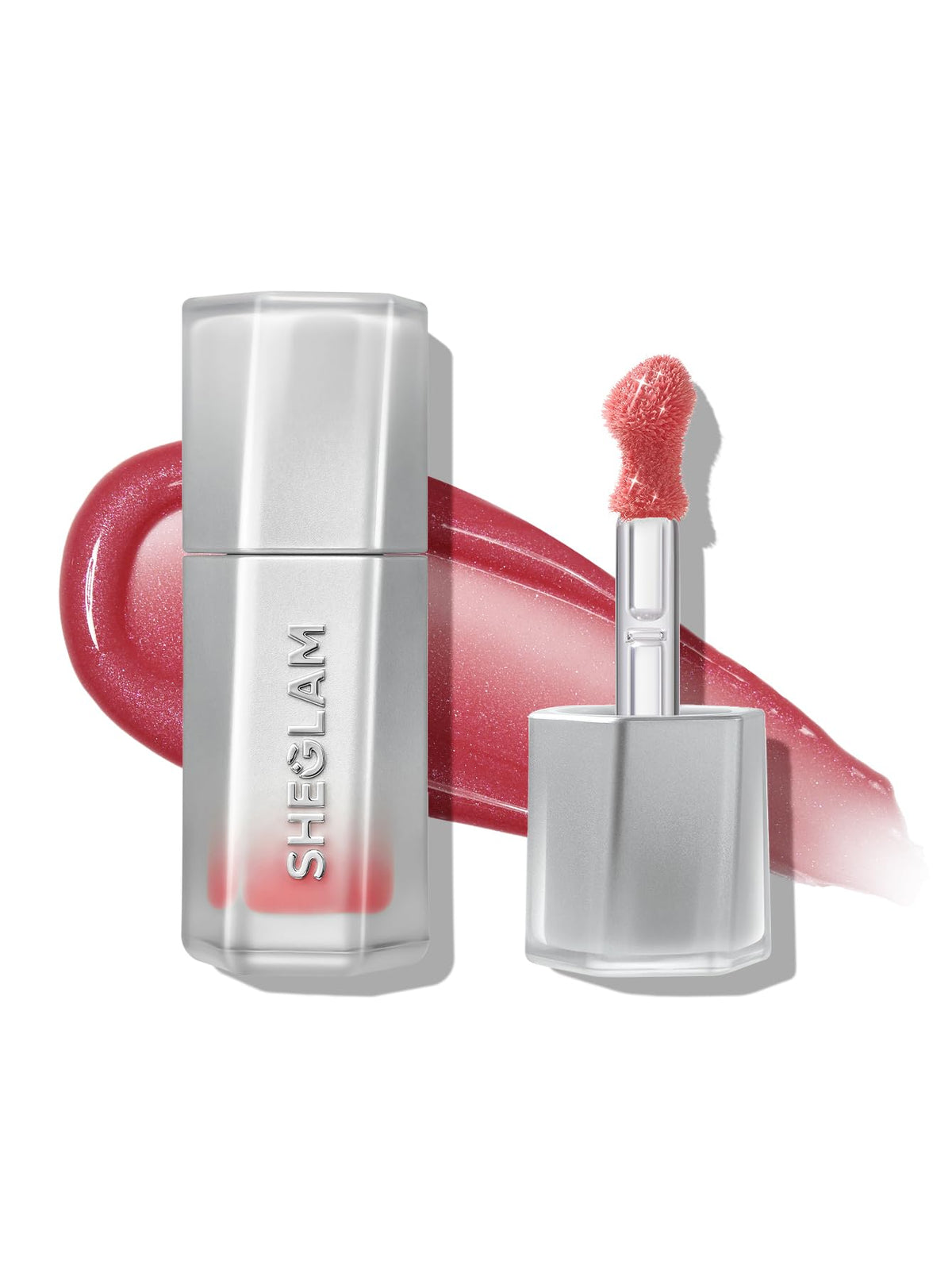 SHEGLAM Glass Lock Air Gloss High Shine Finish Moisturizing Lip Gloss-Sweet Drizzle