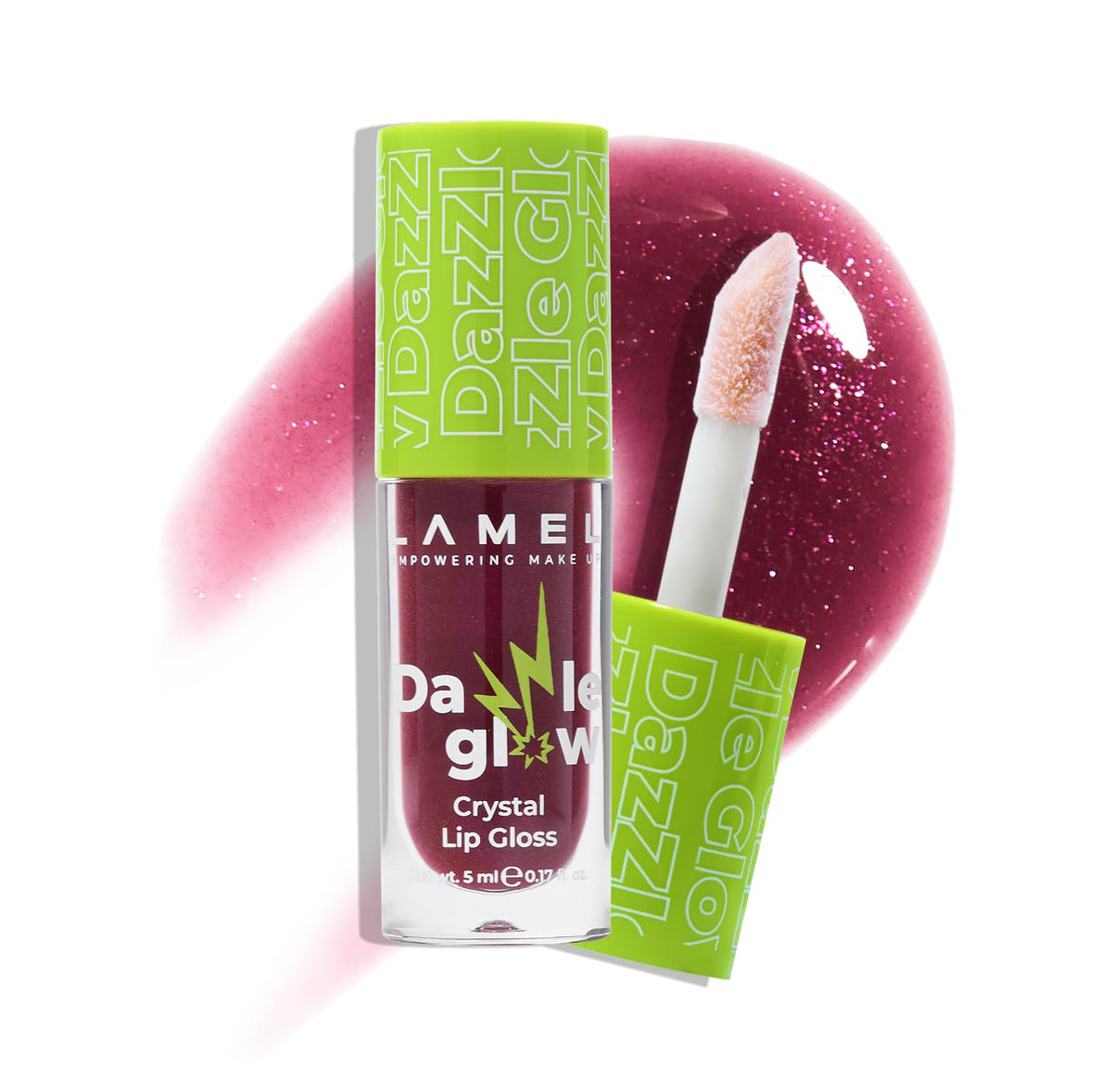 Lamel Hydrating Lip Oil LET`S GLAZE – Strawberry Jam, 0.13 fl.oz