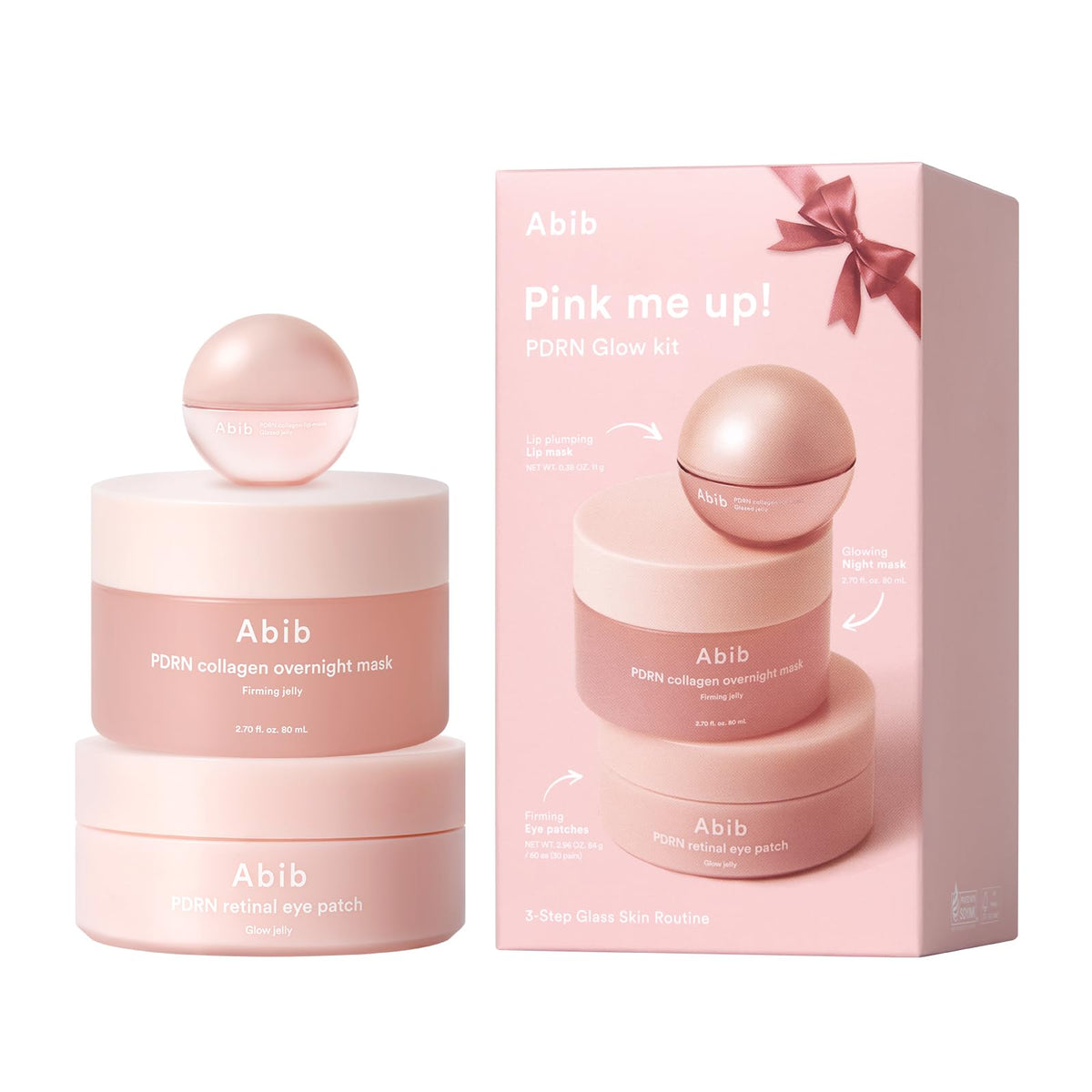 Abib PDRN Vegan Collagen Lip Mask Glazed Jelly 0.38 fl oz | Korean Lip Butter Balm Overnight Sleeping Mask Hydrating Care Moisturizer Treatment for Flakey, Dry Lips