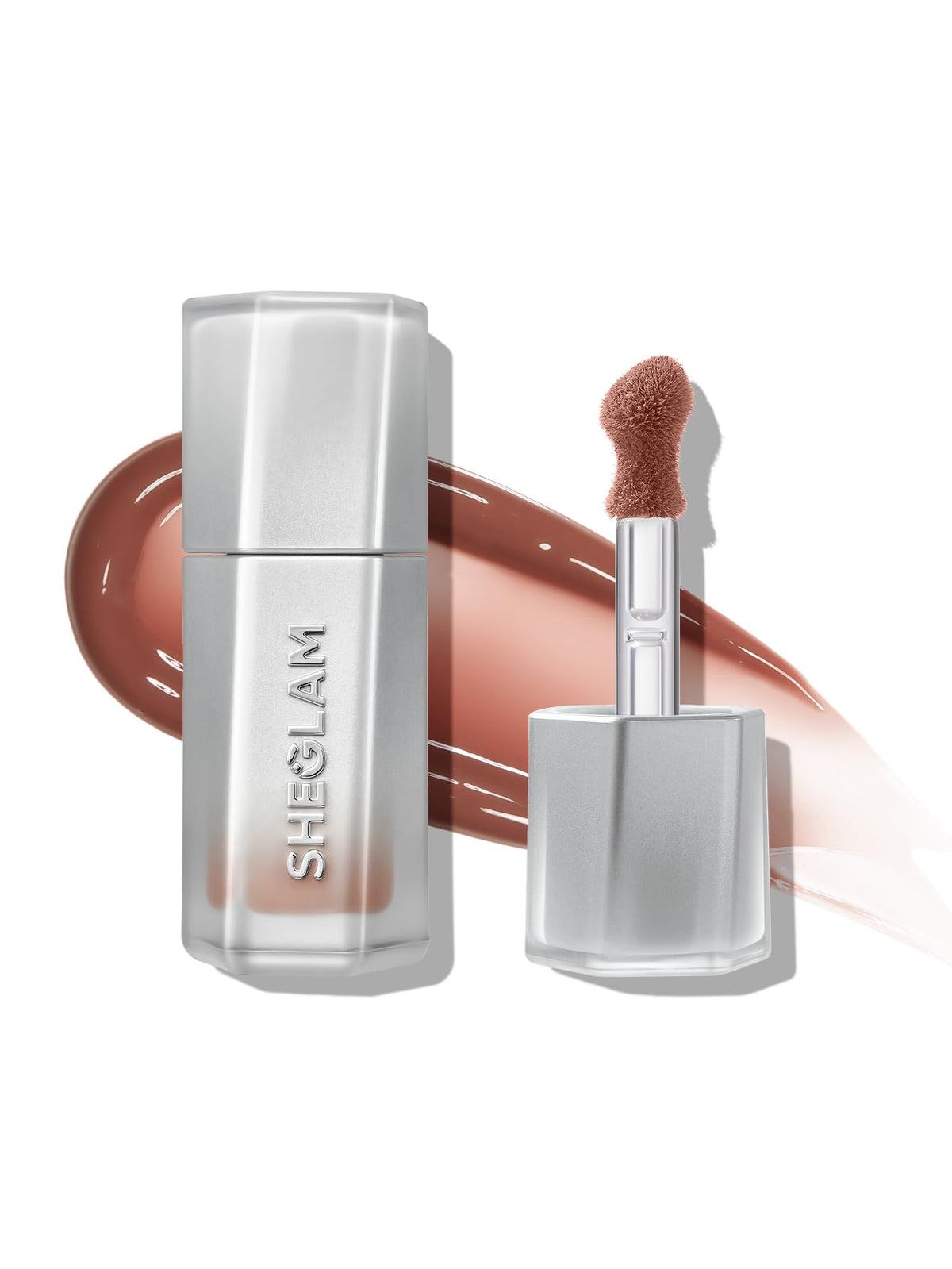 SHEGLAM Glass Lock Air Gloss High Shine Finish Moisturizing Lip Gloss-Sweet Drizzle