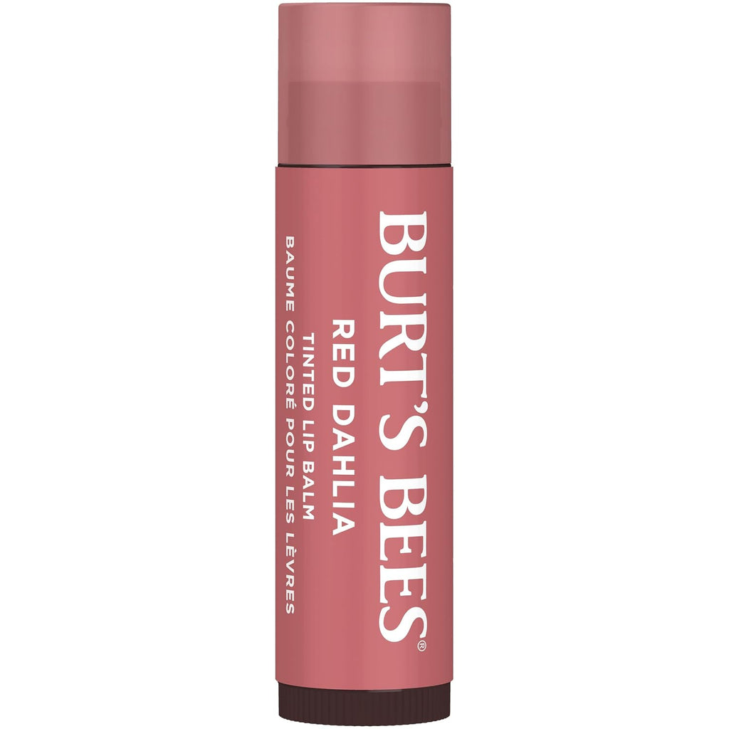 Burt's Bees Lip Tint Balm, Fiery Red Dahlia, 0.15 oz., 2 Tubes