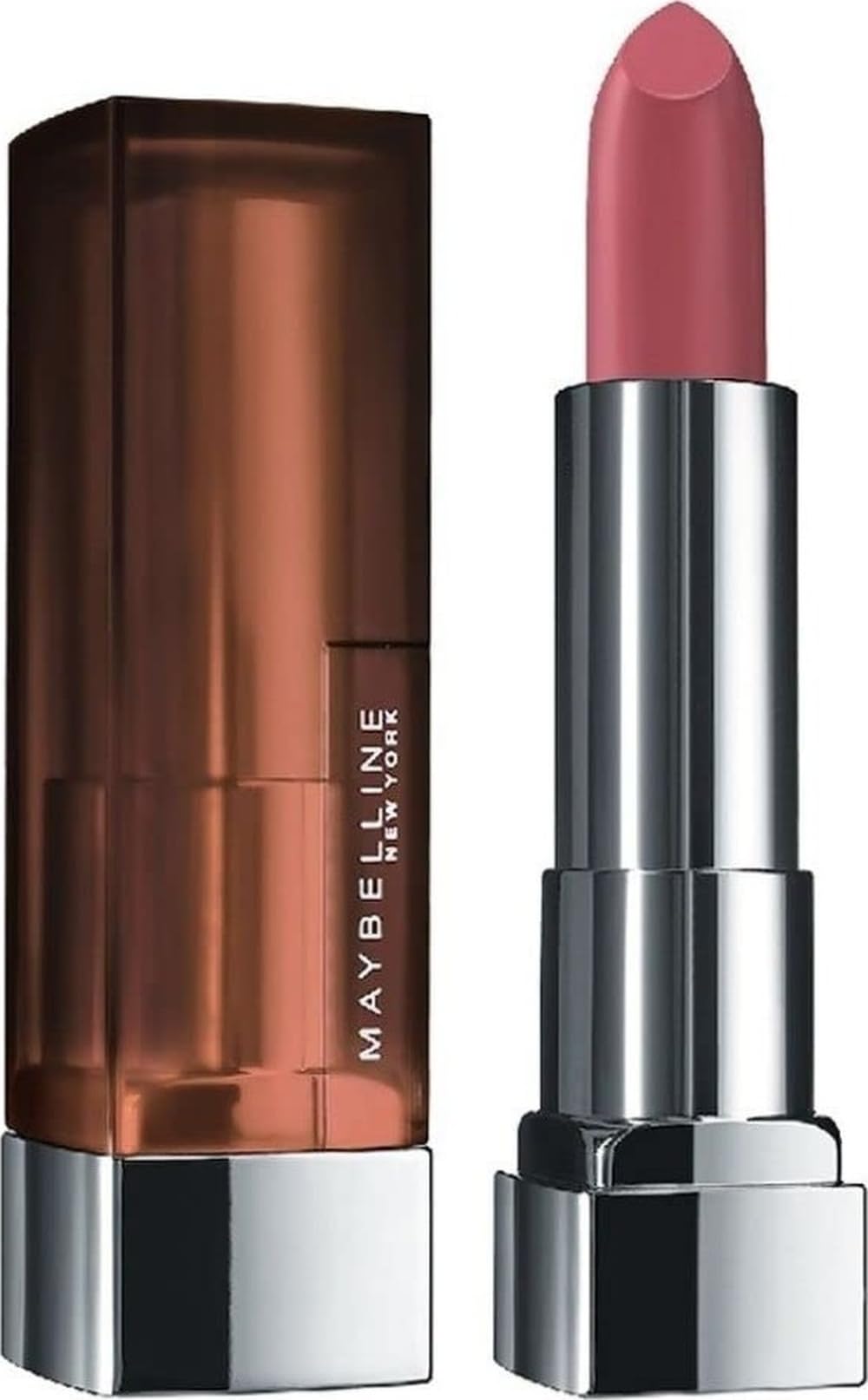 Maybelline Color Sensational Lipstick, Lip Makeup, Cream Finish, Hydrating Lipstick, Pink Wink, Coral Pink ,1 Count