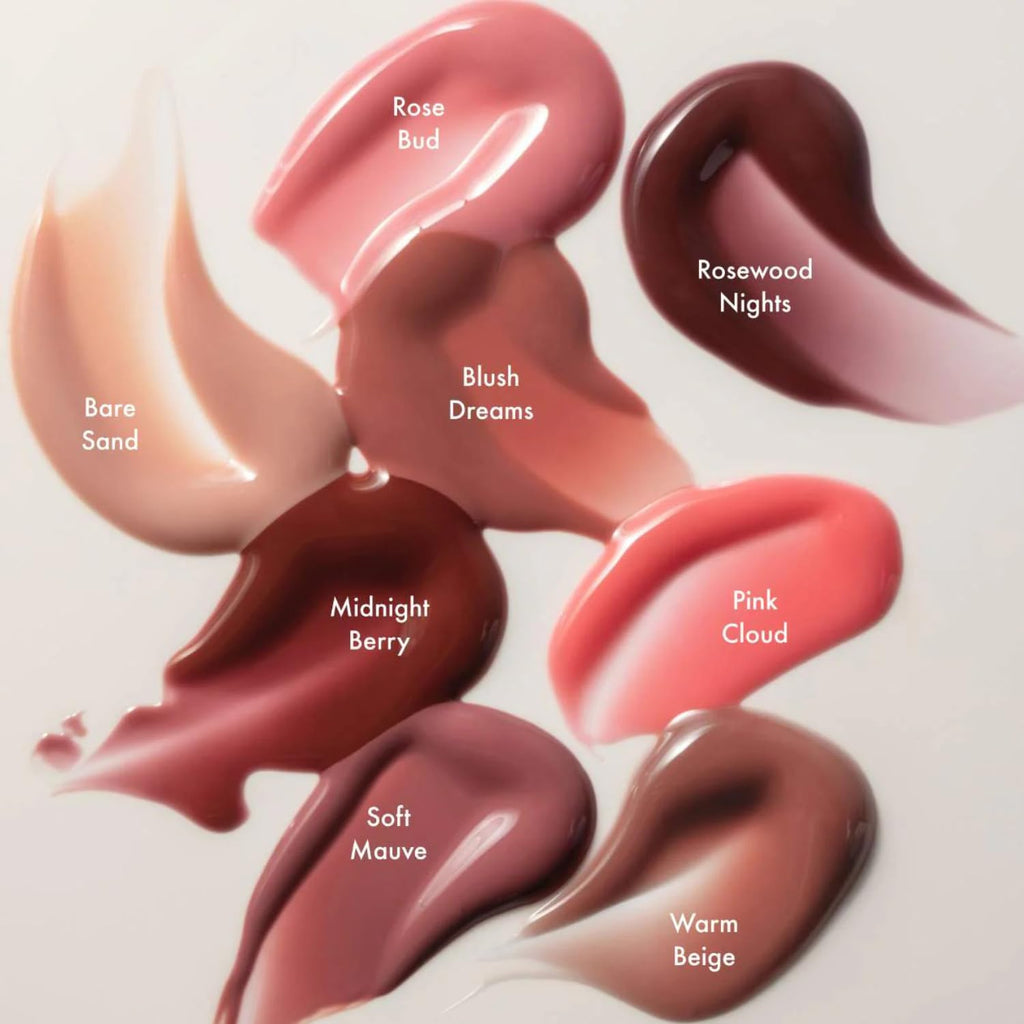 Summer Fridays Dream Lip Oil - Hydrating Tinted Lip Gloss Oil - Non-Sticky Formula with Skincare Benefits for Long-Lasting Softness + Shine - Effortless Beauty Gifts - Rose Bud (0.15 Oz)