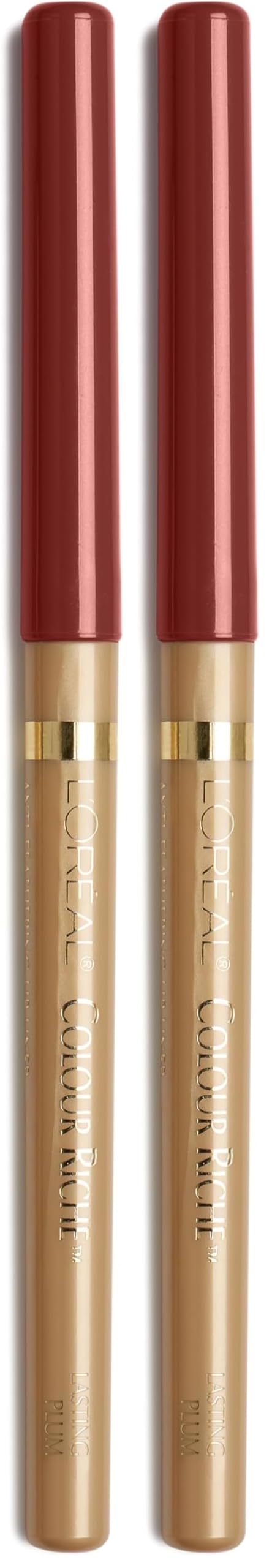 L'Oreal Paris Colour Riche Lip Liner Pencil, Creamy Lip Liner with Omega 3 and Vitamin E, 782 Toffee To Be (Warm Deep Brown)