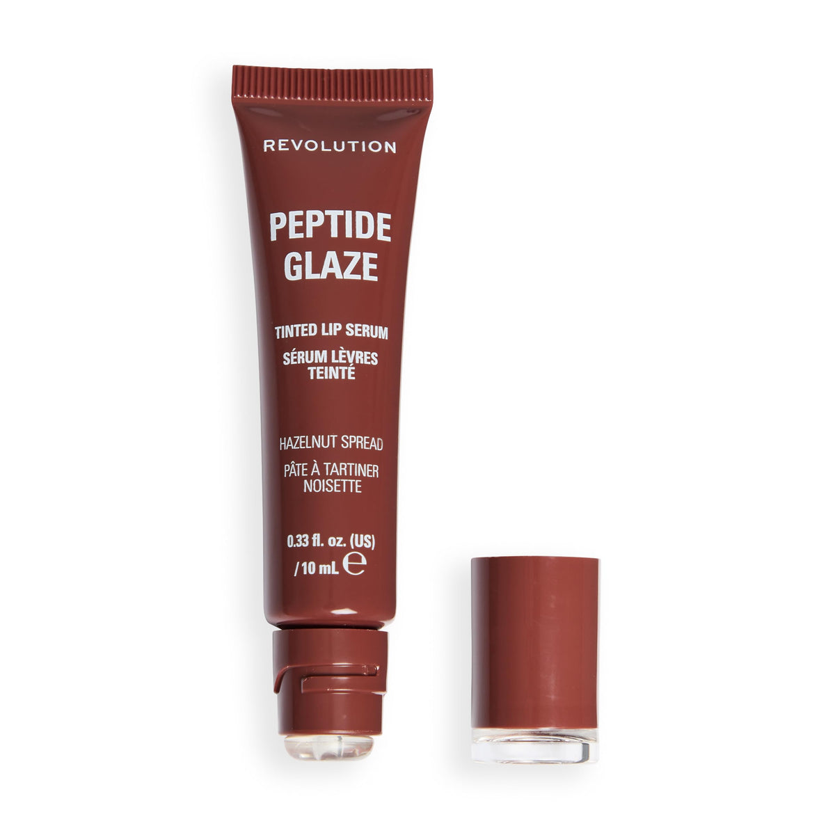 Revolution Peptide Glaze Tinted Lip Serum, Cinnamon Roll