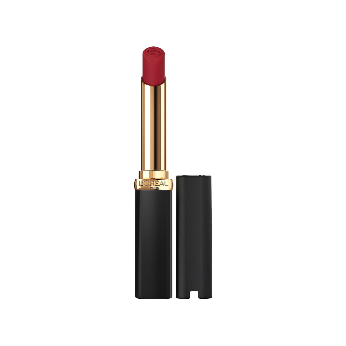 L'Oreal Paris Colour Riche Intense Volume Matte Lipstick, Lip Color Infused with Hyaluronic Acid for up to 16hr All Day Comfort, Le Wood Nonchalant, 0.06 Oz