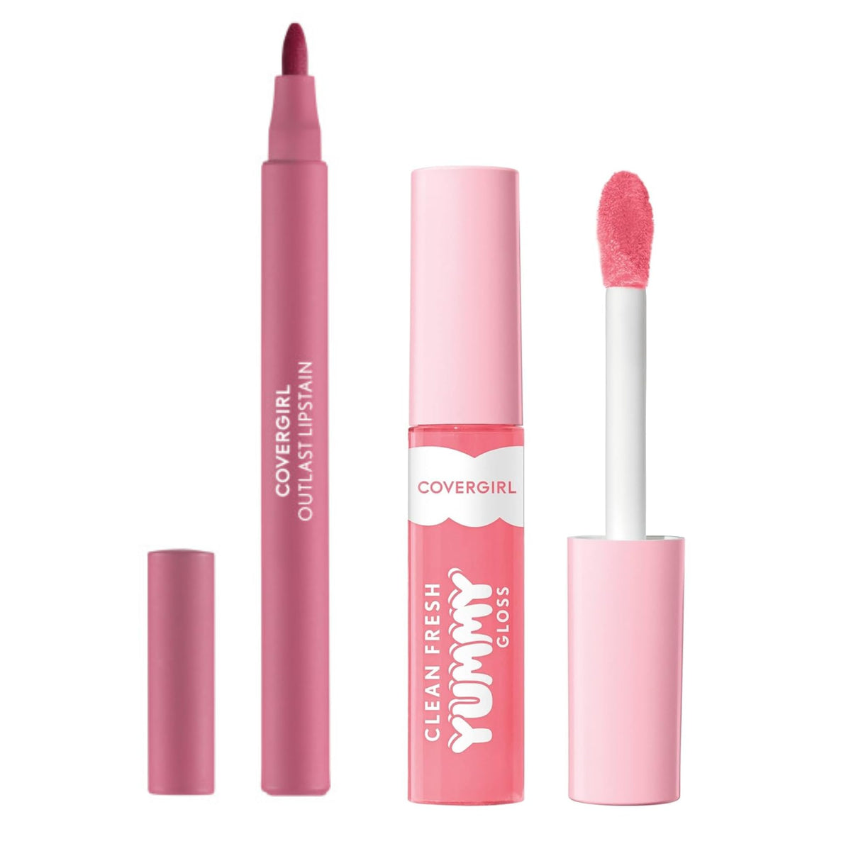 Covergirl Outlast Lipstain, 45 Brazen Raisin, Smooth Application, Precise Pen-Like Tip, Transfer-Proof, Satin Stained Finish, Vegan Formula, 0.06oz