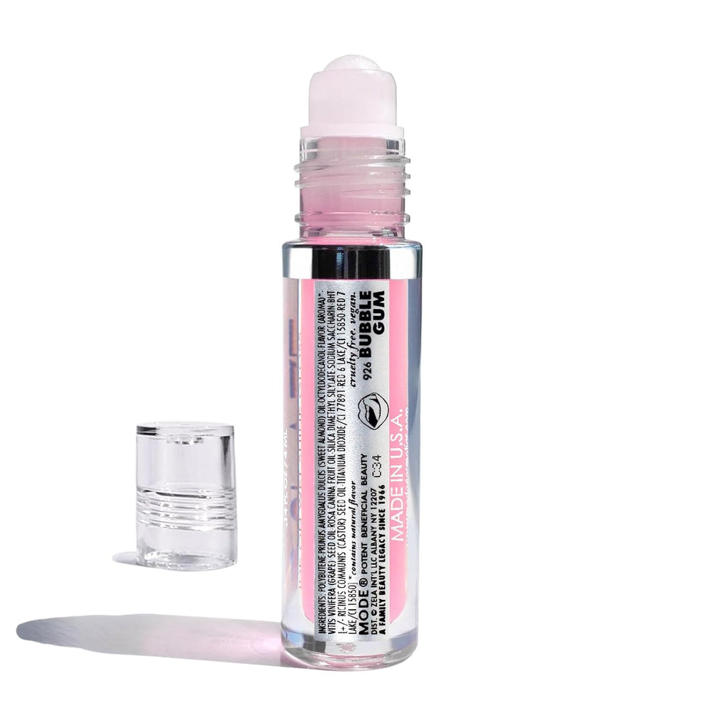 MODE Lip Glaze Bubble Gum Flavored Lip Gloss Hydrating Sheer Wet Shine