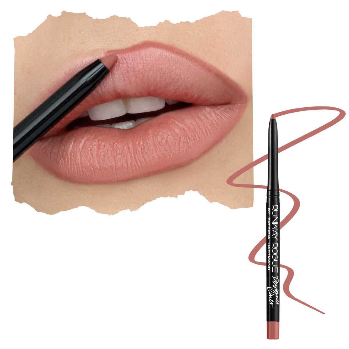 Runway Rogue Matte Lip Liner Pencil with Sharpener, ‘Trendsetter’