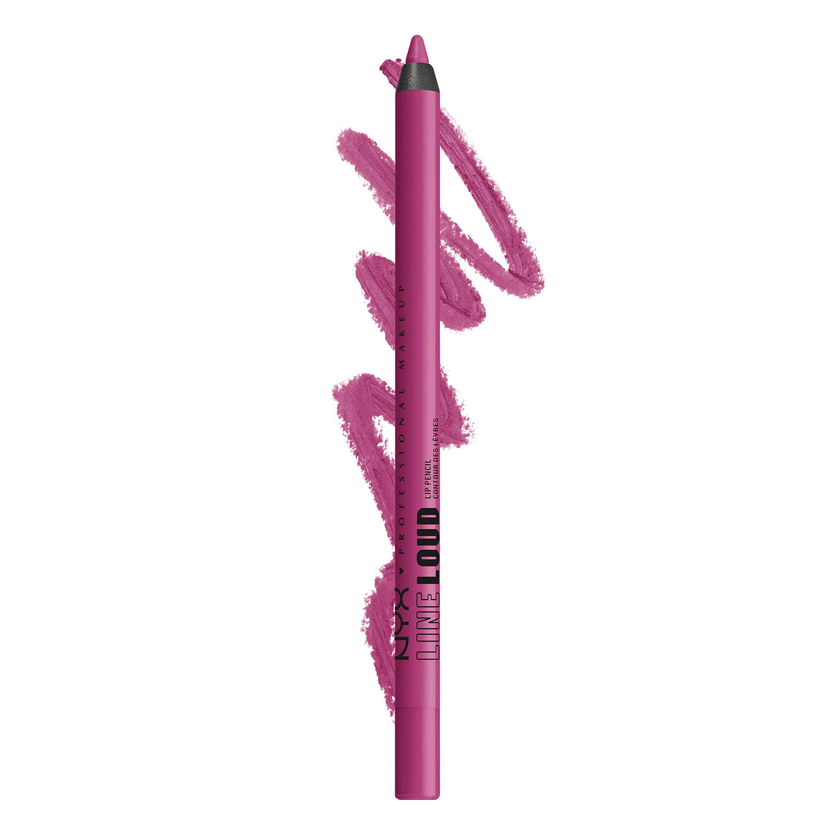 NYX PROFESSIONAL MAKEUP Line Loud Lip Liner, Longwear and Pigmented Lip Pencil with Jojoba Oil & Vitamin E - Rebel Kind (Chocolate Brown)