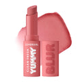 COVERGIRL Clean Fresh Yummy Blur Lipstick, Blurring Effect, Matte Lip Color, Fresh Pear Flavored, Vegan Formula - 180 Hunny Blur (Deep Plum)