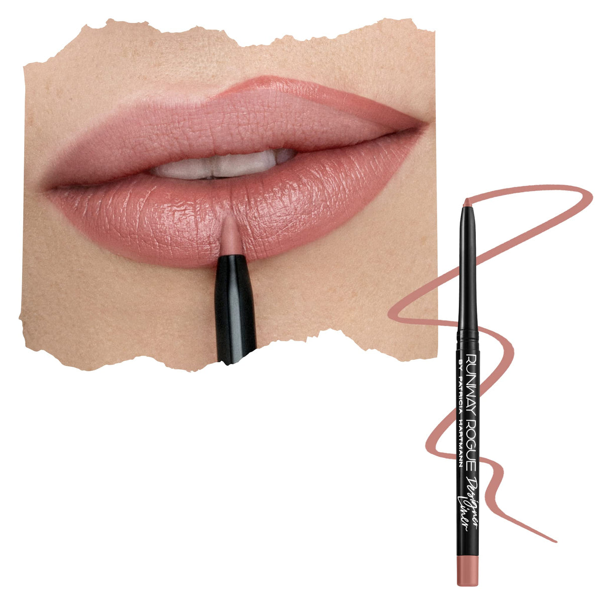 Runway Rogue Matte Lip Liner Pencil with Sharpener, ‘Trendsetter’