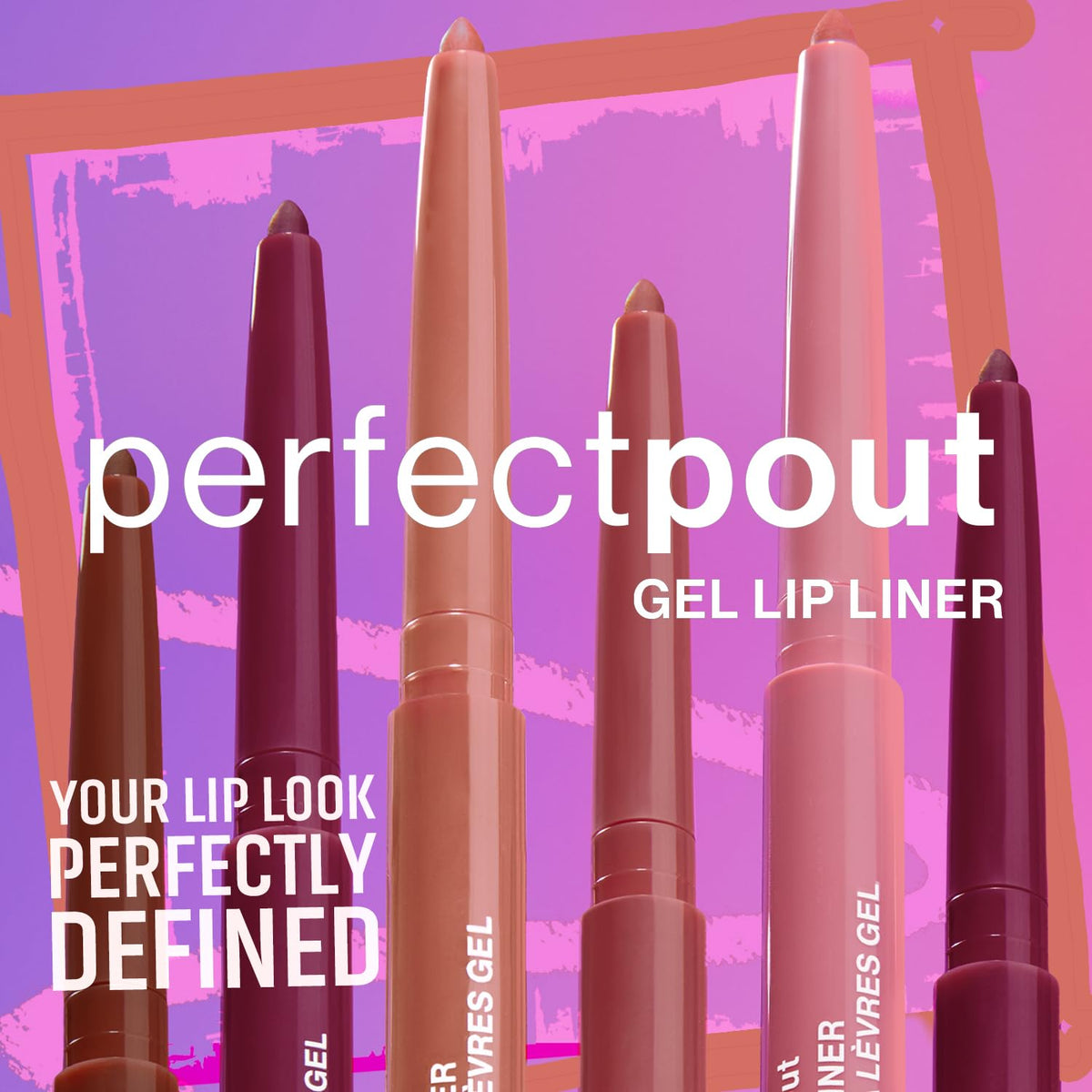 wet n wild Perfect Pout Matte Retractable Gel Lip Liner Pencil, Rich Creamy Long Lasting Color, Well-Defined and Flawless Application, Vegan & Cruelty-Free - Bare To Comment