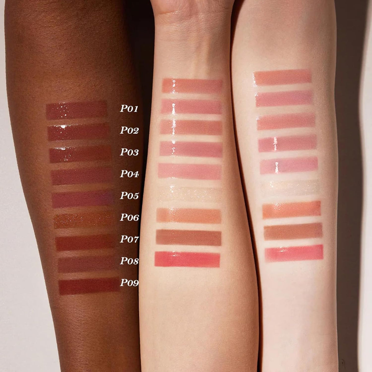 Flower Knows Shell's Jewel Nourishing Lip Glaze, Iridescent Shimmery Clear