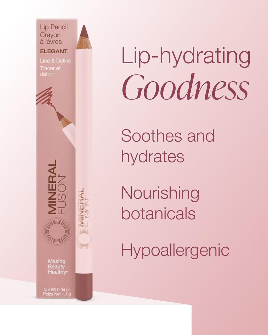 MINERAL FUSION Elegant Lip Pencil, 0.04 OZ