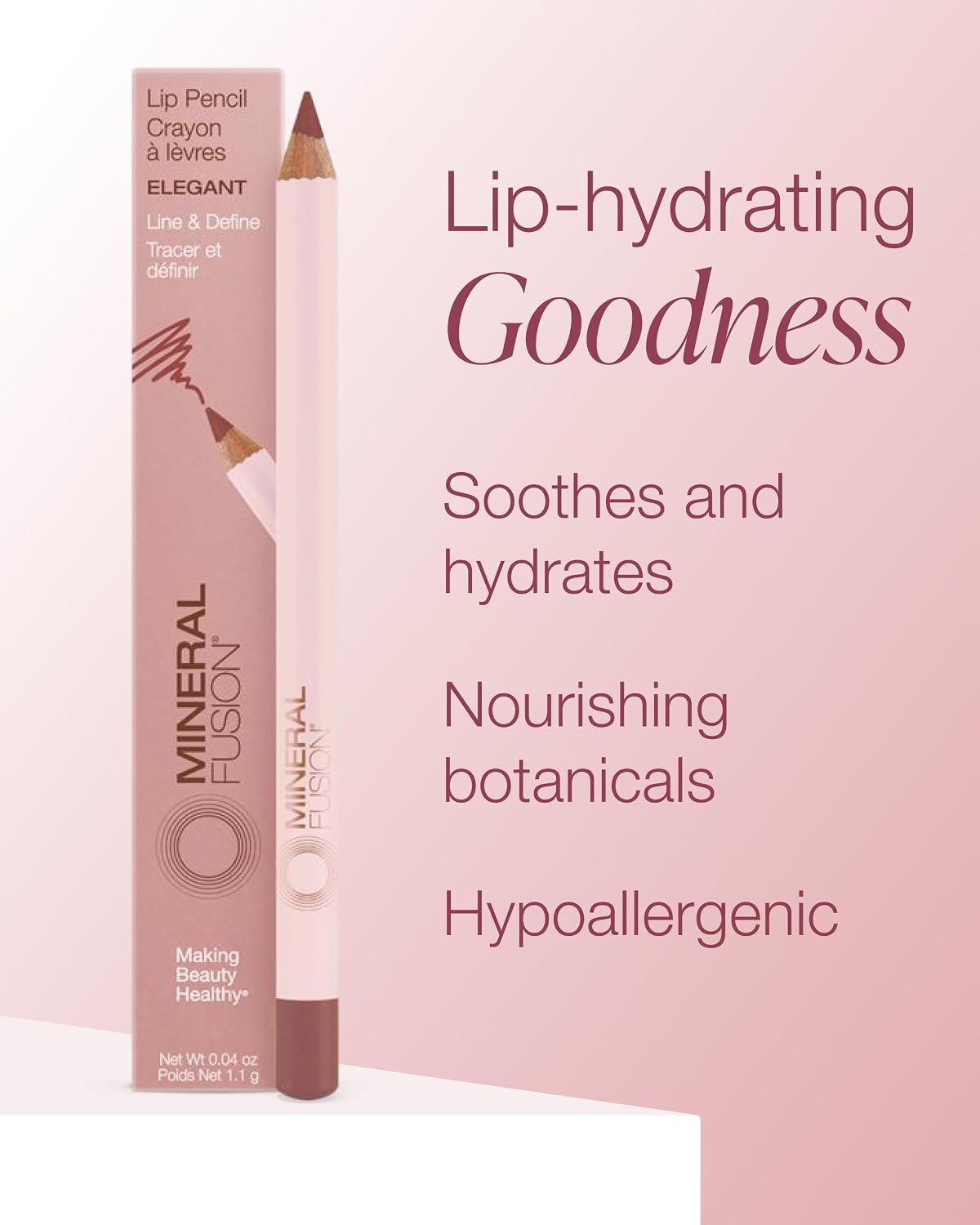 MINERAL FUSION Elegant Lip Pencil, 0.04 OZ
