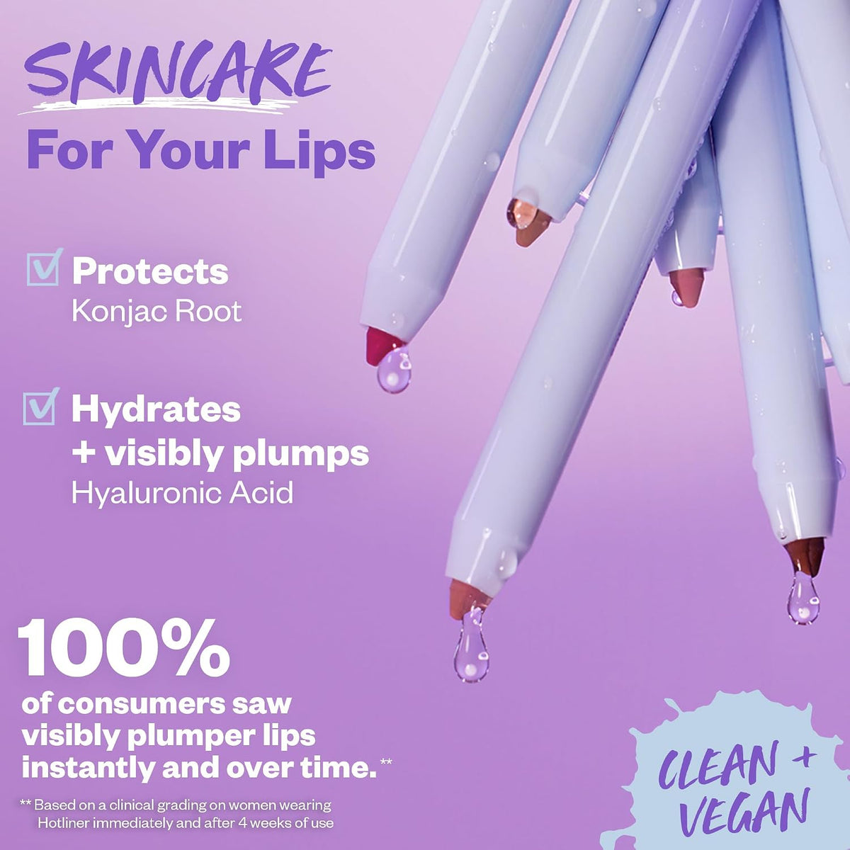 Kosas Hotliner Hydrating Lip Liner with Hyaluronic Acid, Pink Beige