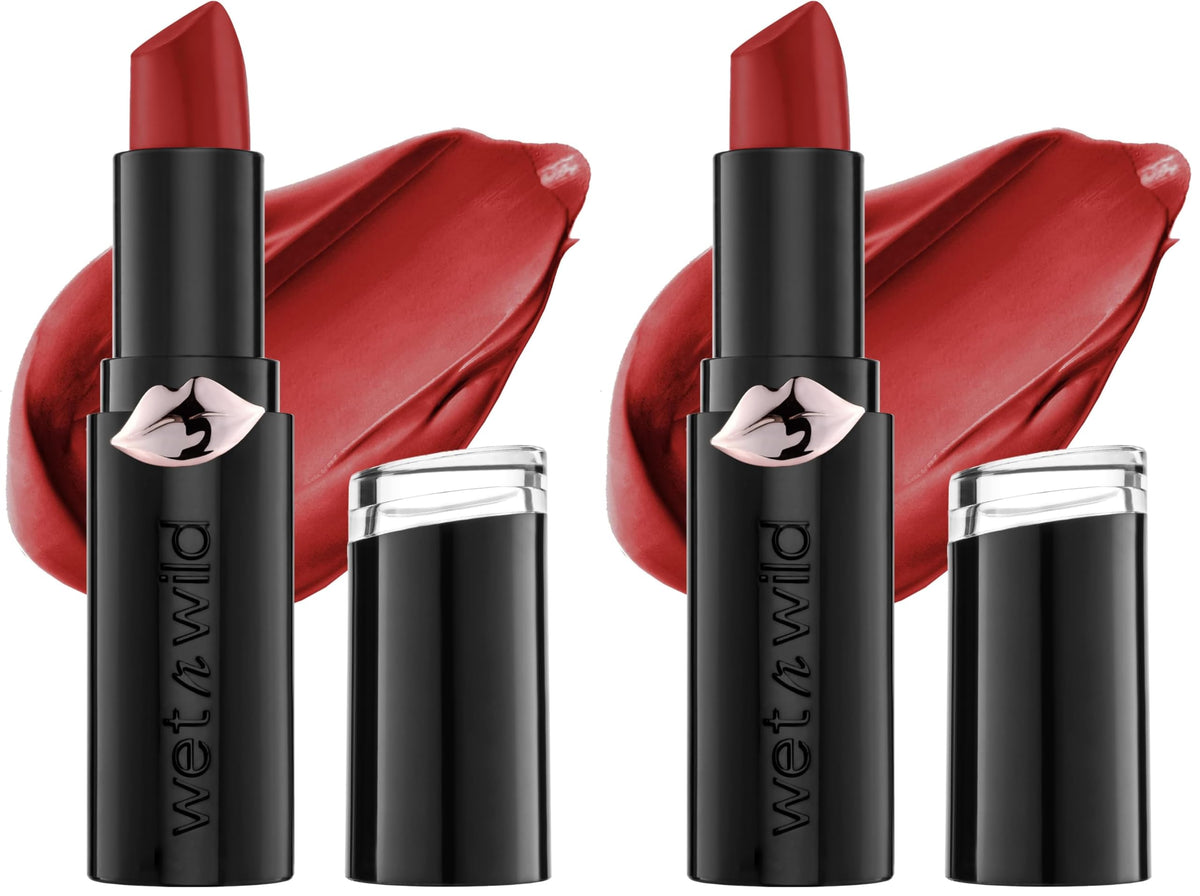 wet n wild Mega Last Matte Lip Color, Semi Matte Hyaluronic Acid Infused, Long Lasting Full Coverage for a Nourishing Pout, Cruelty-Free & Vegan - Bare it All
