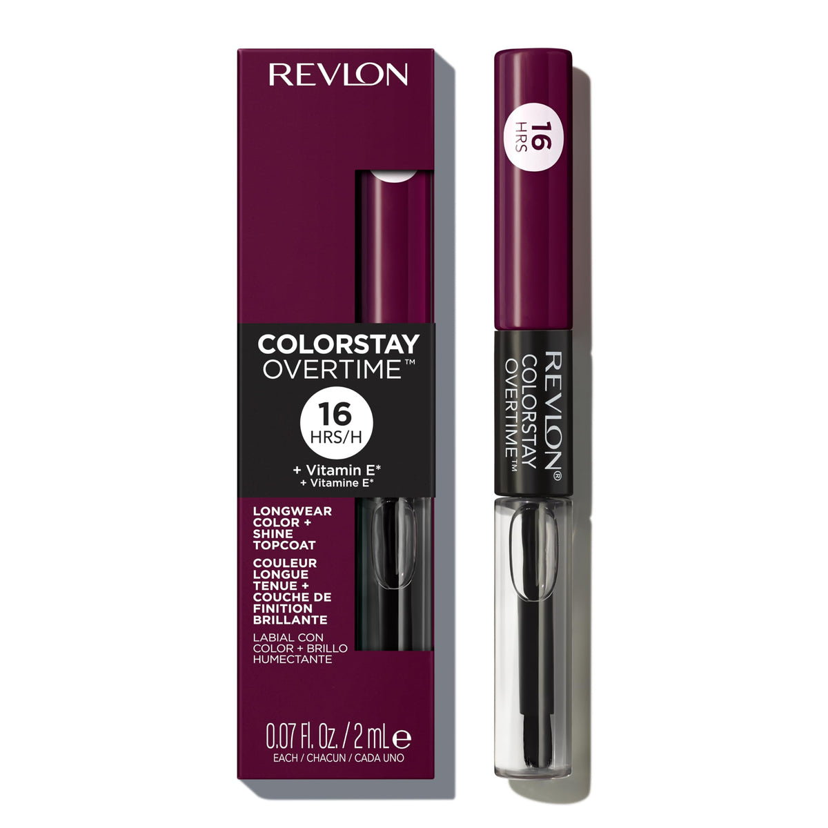 Revlon ColorStay Overtime Lipcolor, 005 Infinite Raspberry, 0.07 fl oz