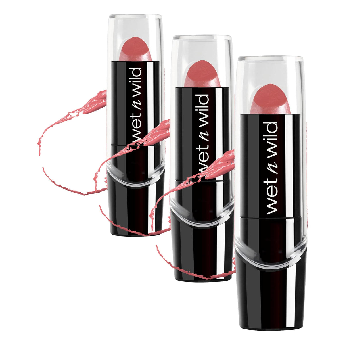 wet n wild Silk Finish Lipstick, Hydrating Rich Buildable Lip Color, Formulated with Vitamins A,E, & Macadamia for Ultimate Hydration, Cruelty-Free & Vegan - Just Garnet
