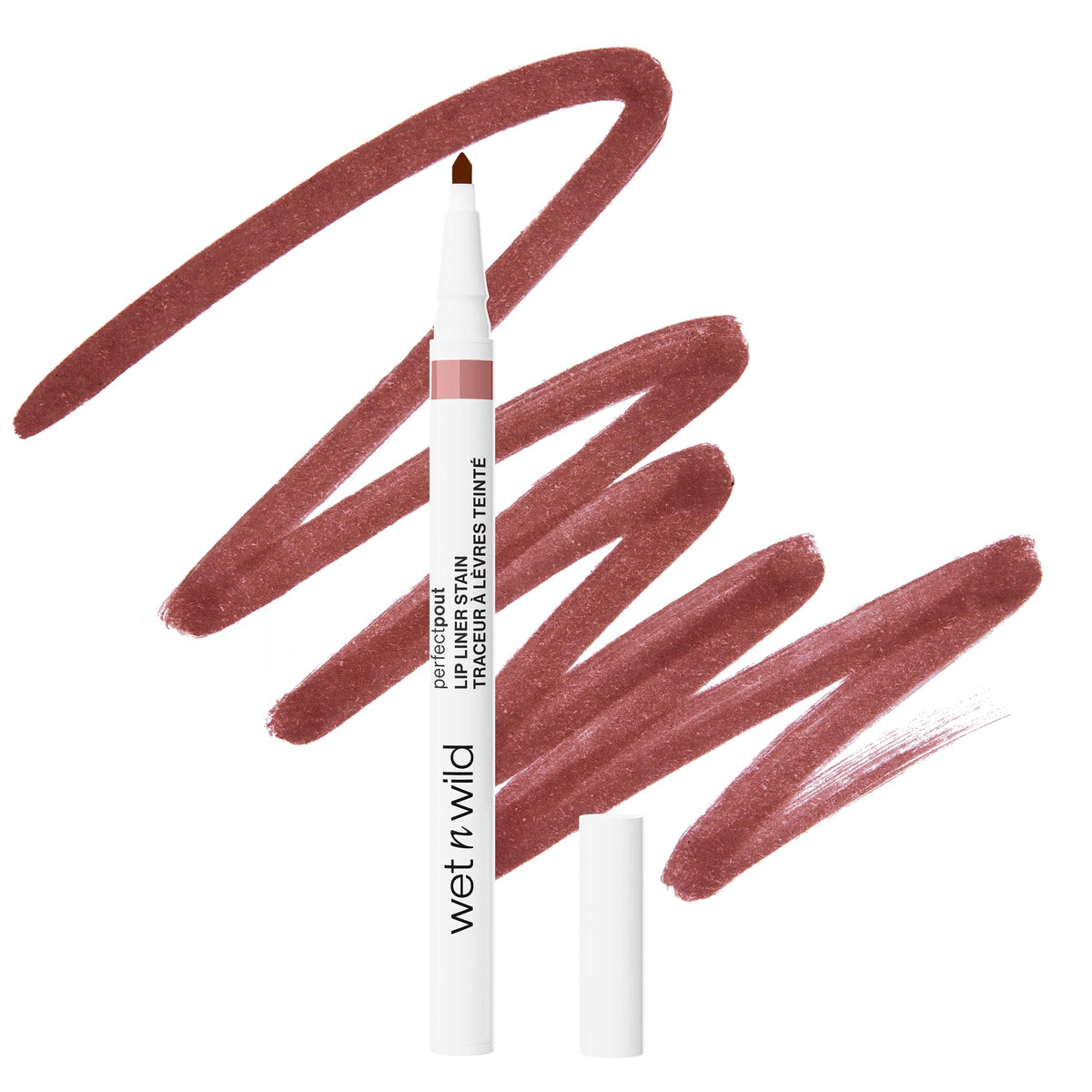 wet n wild Perfect Pout Matte Retractable Gel Lip Liner Pencil, Rich Creamy Long Lasting Color, Well-Defined and Flawless Application, Vegan & Cruelty-Free - Purple Lay Down the Mauves
