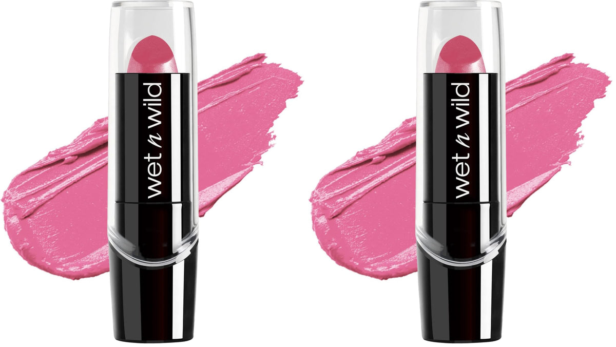 wet n wild Silk Finish Lipstick, Hydrating Rich Buildable Lip Color, Formulated with Vitamins A,E, & Macadamia for Ultimate Hydration, Cruelty-Free & Vegan - Just Garnet