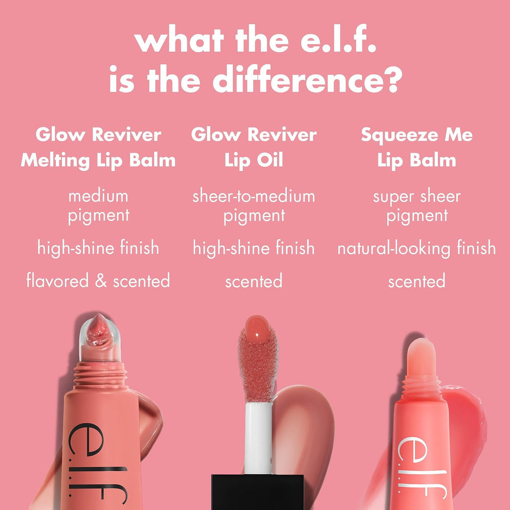 e.l.f. Glow Reviver Melting Lip Balm, Tinted, Blackberry Sorbet