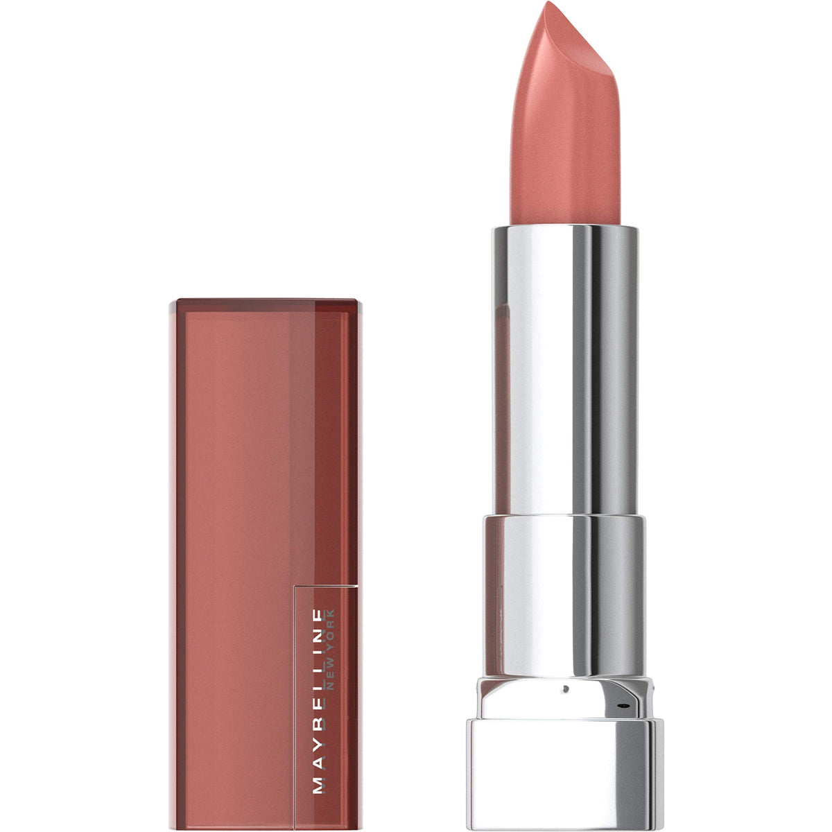 Maybelline Color Sensational Lipstick, Lip Makeup, Cream Finish, Hydrating Lipstick, Pink Wink, Coral Pink ,1 Count