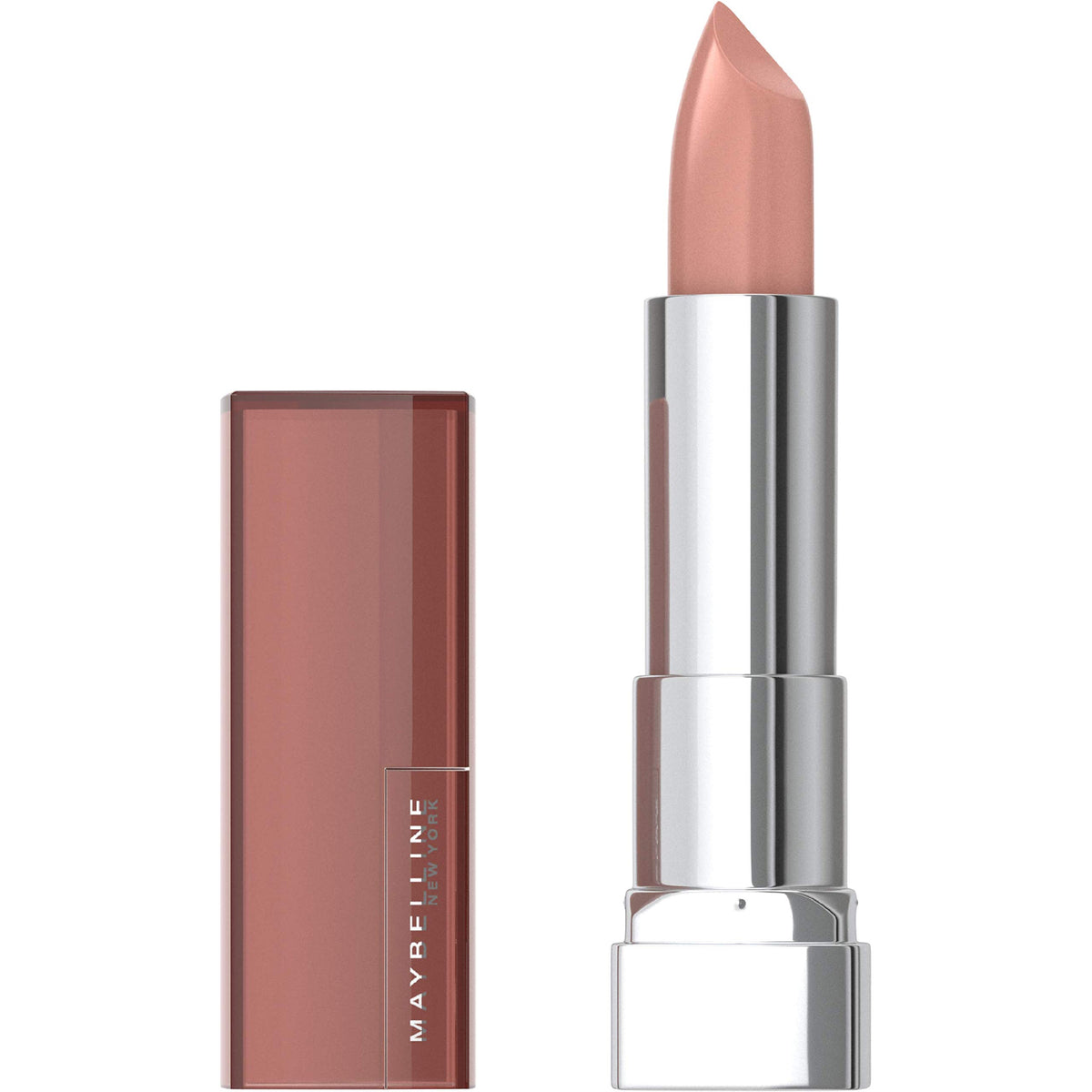 Maybelline Color Sensational Lipstick, Lip Makeup, Cream Finish, Hydrating Lipstick, Pink Wink, Coral Pink ,1 Count