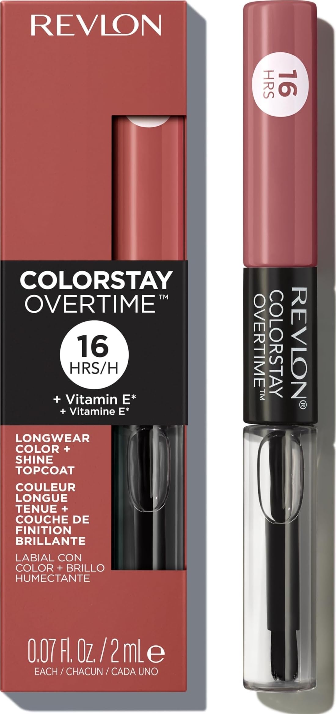 Revlon ColorStay Overtime Lipcolor, 005 Infinite Raspberry, 0.07 fl oz