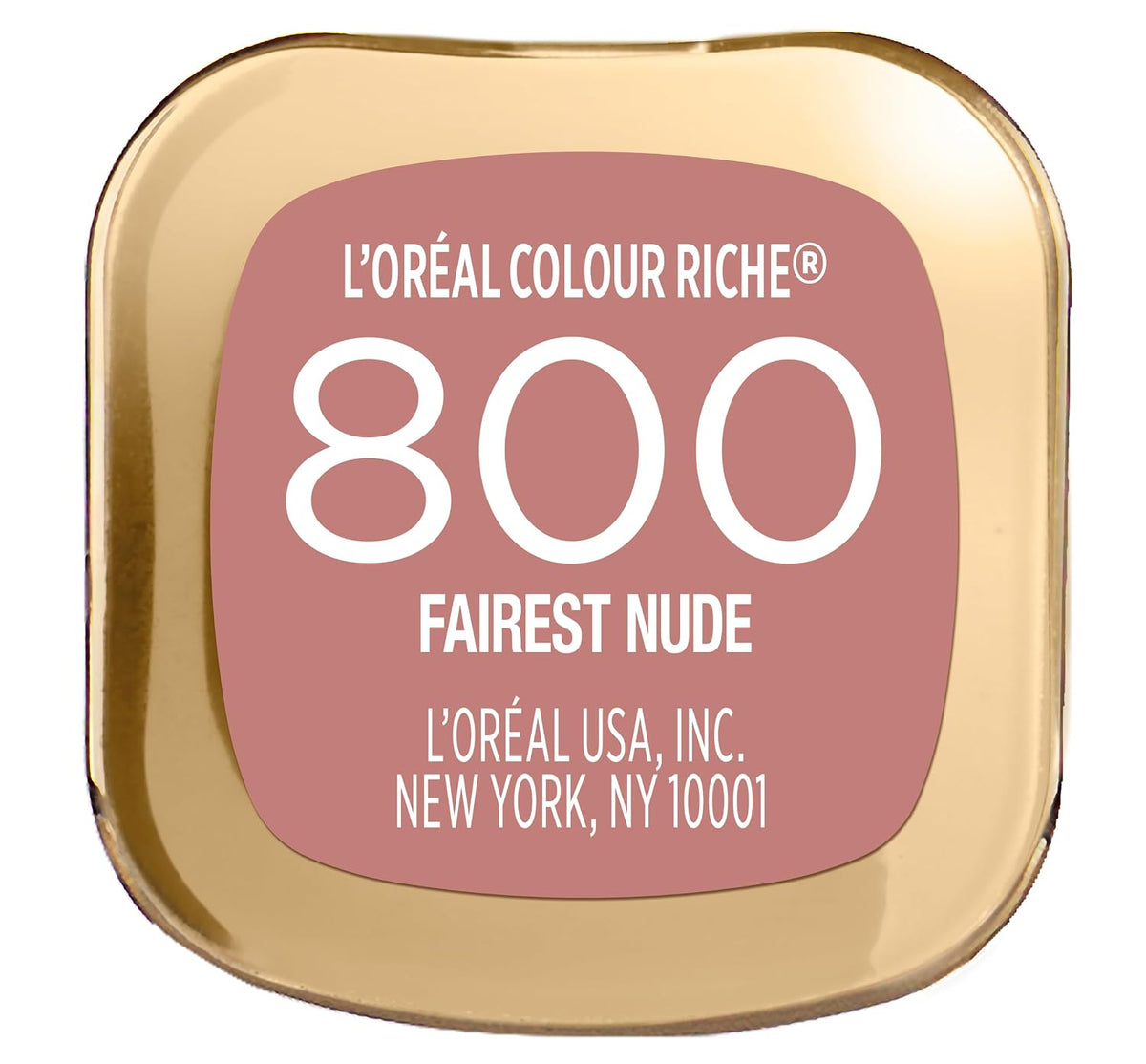 L'Oréal Paris Colour Riche Lipstick, Fairest Nude, 0.13 oz.